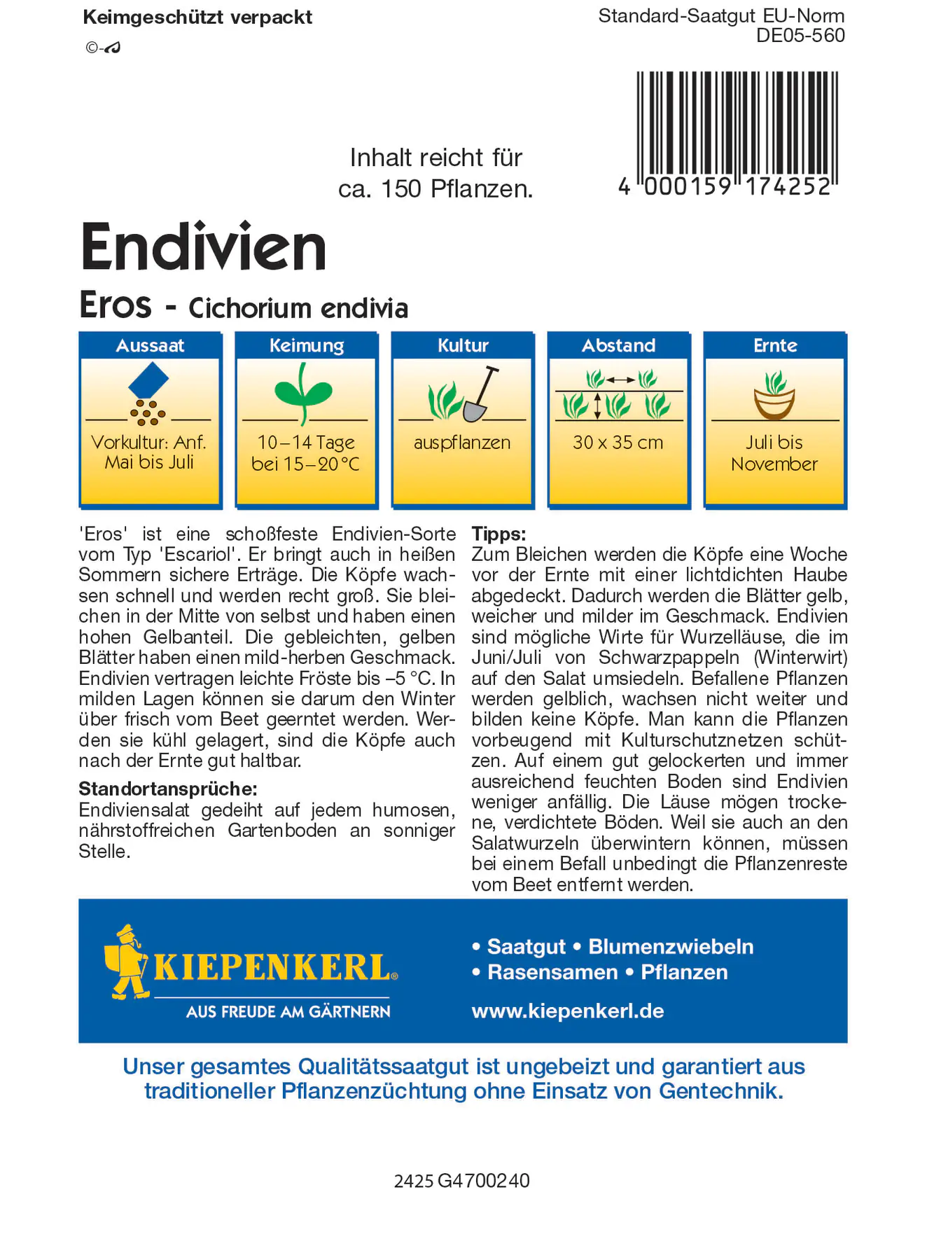 Kiepenkerl Endivie Eros Kiepenkerl Endivie Eros