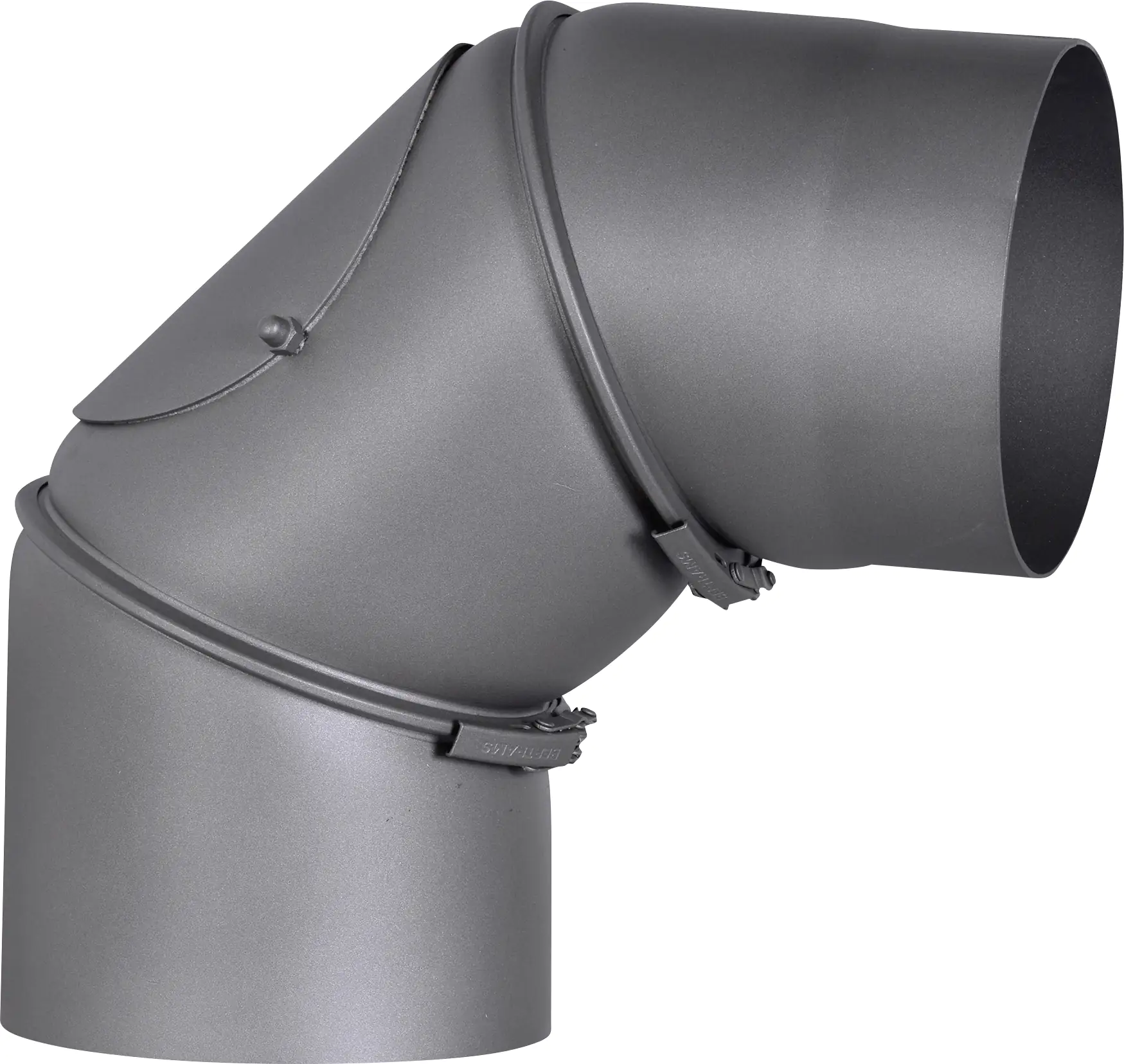 FireFix Ofenrohrbogen Ø 150 mm bis 90° dunkelgrau verstellbar mit Tür FireFix Ofenrohrbogen Ø 150 mm bis 90° dunkelgrau verstellbar mit Tür
