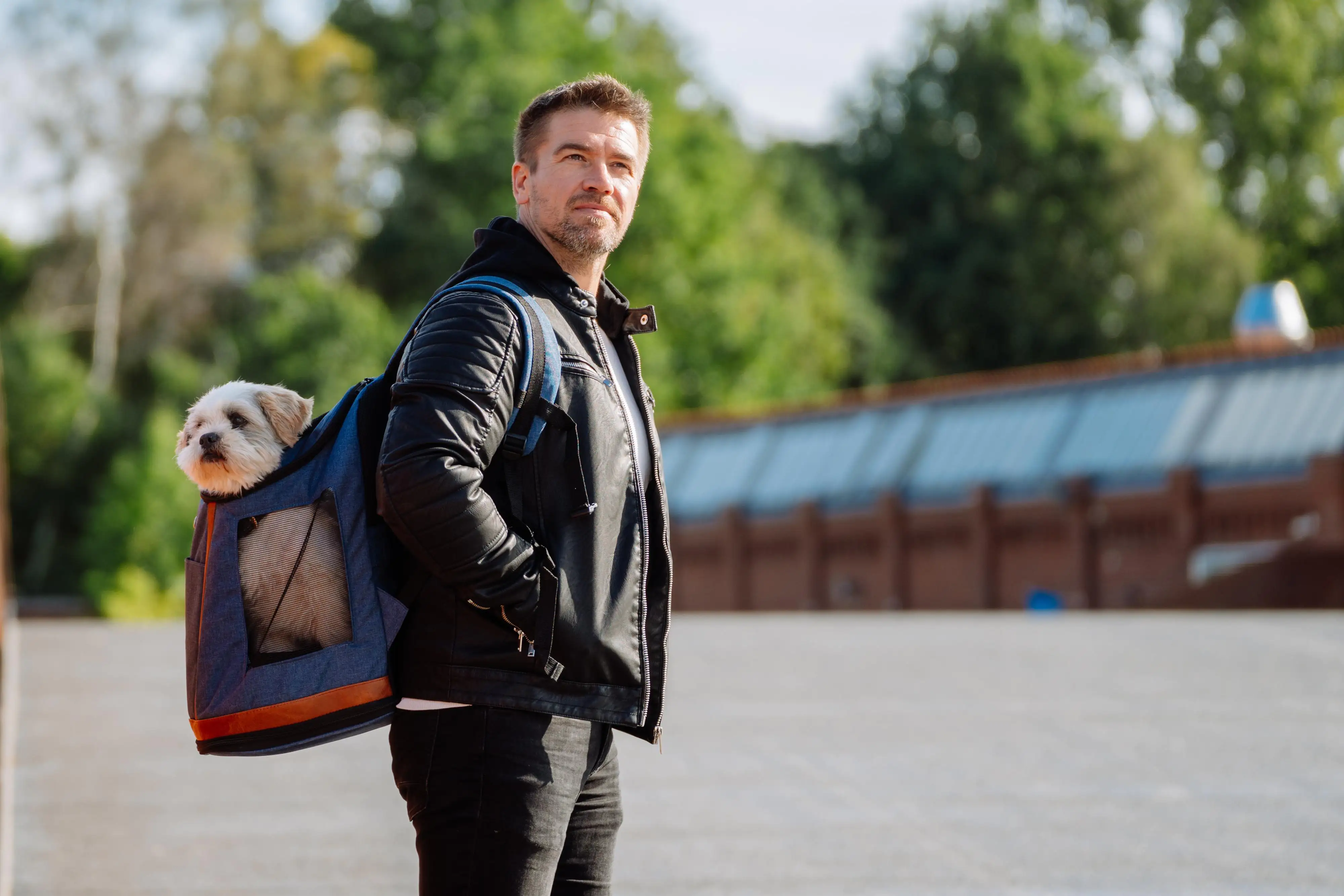 Nobby Tragerucksack Widok blau