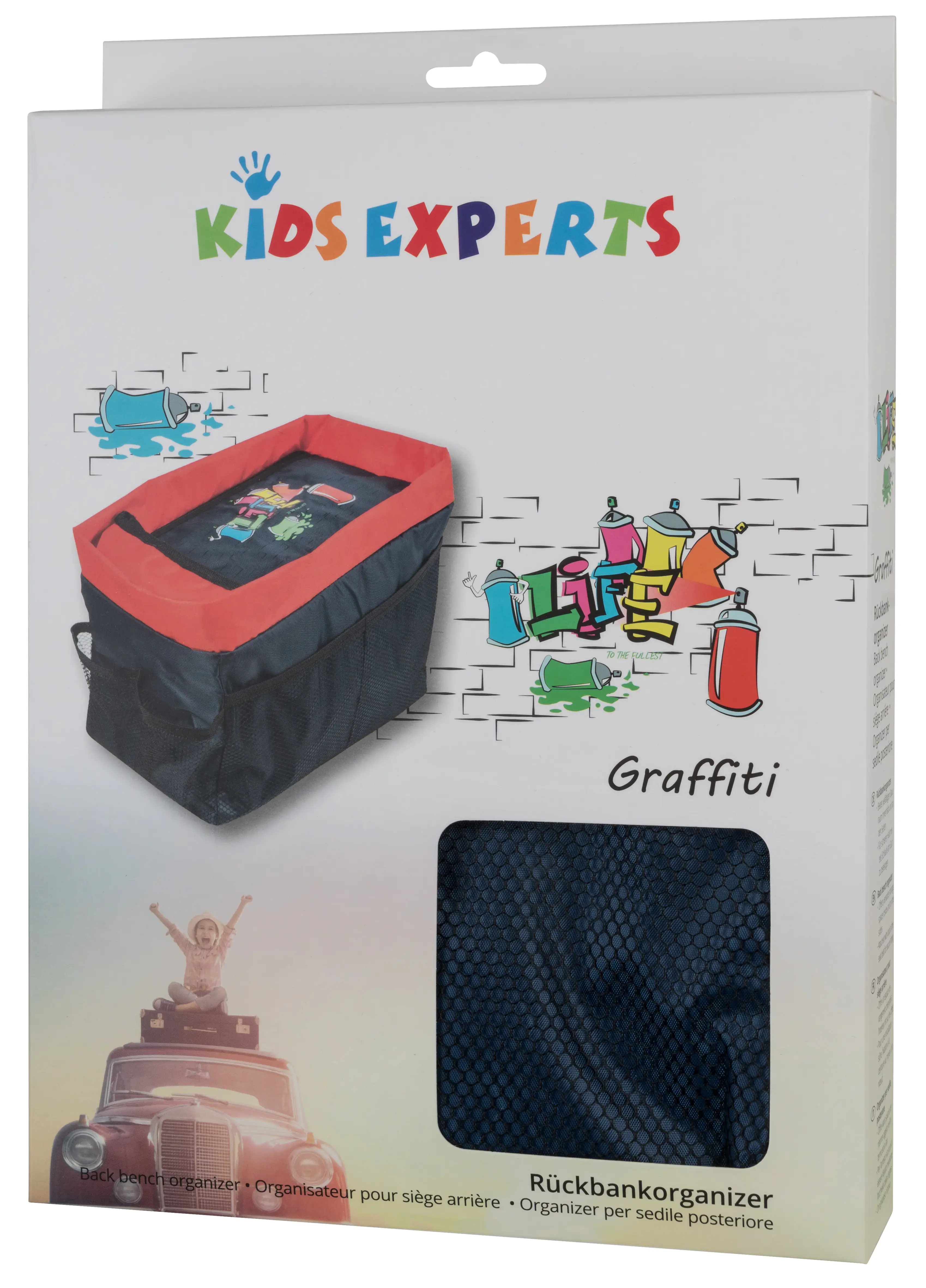 9001778261816_005 Walser Rückbankorganizer Graffiti blau 1-teilig
