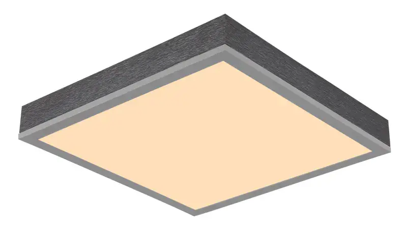 Globo Deckenleuchte Doro 30 x 30 cm L x B silber warmweiß