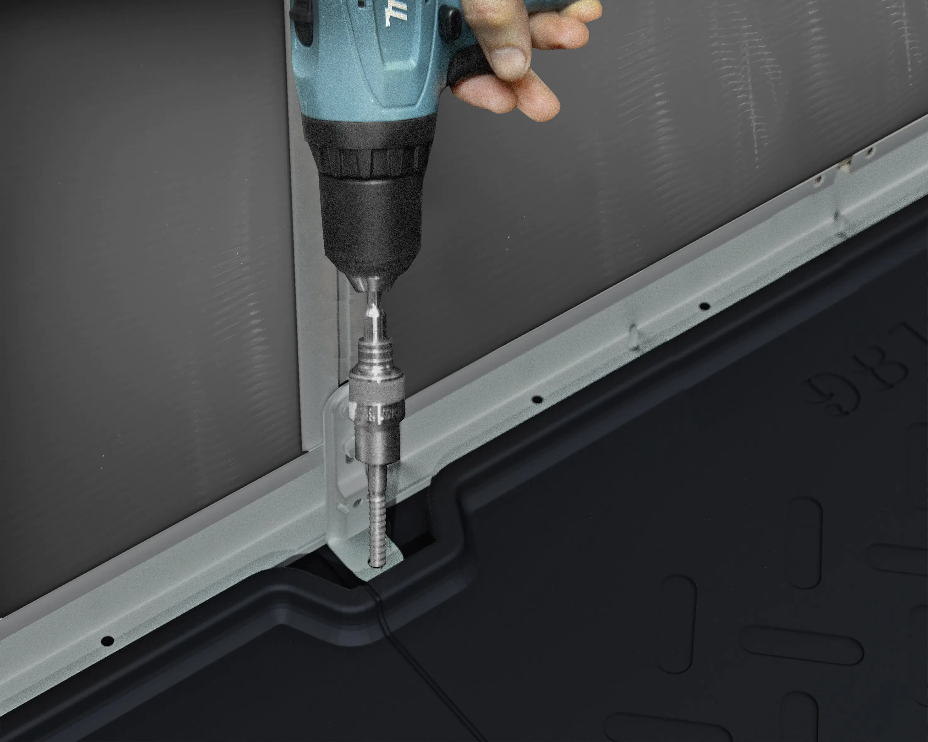 Canopia Gerätehaus Rubicon Alu grau 377 x 227 cm