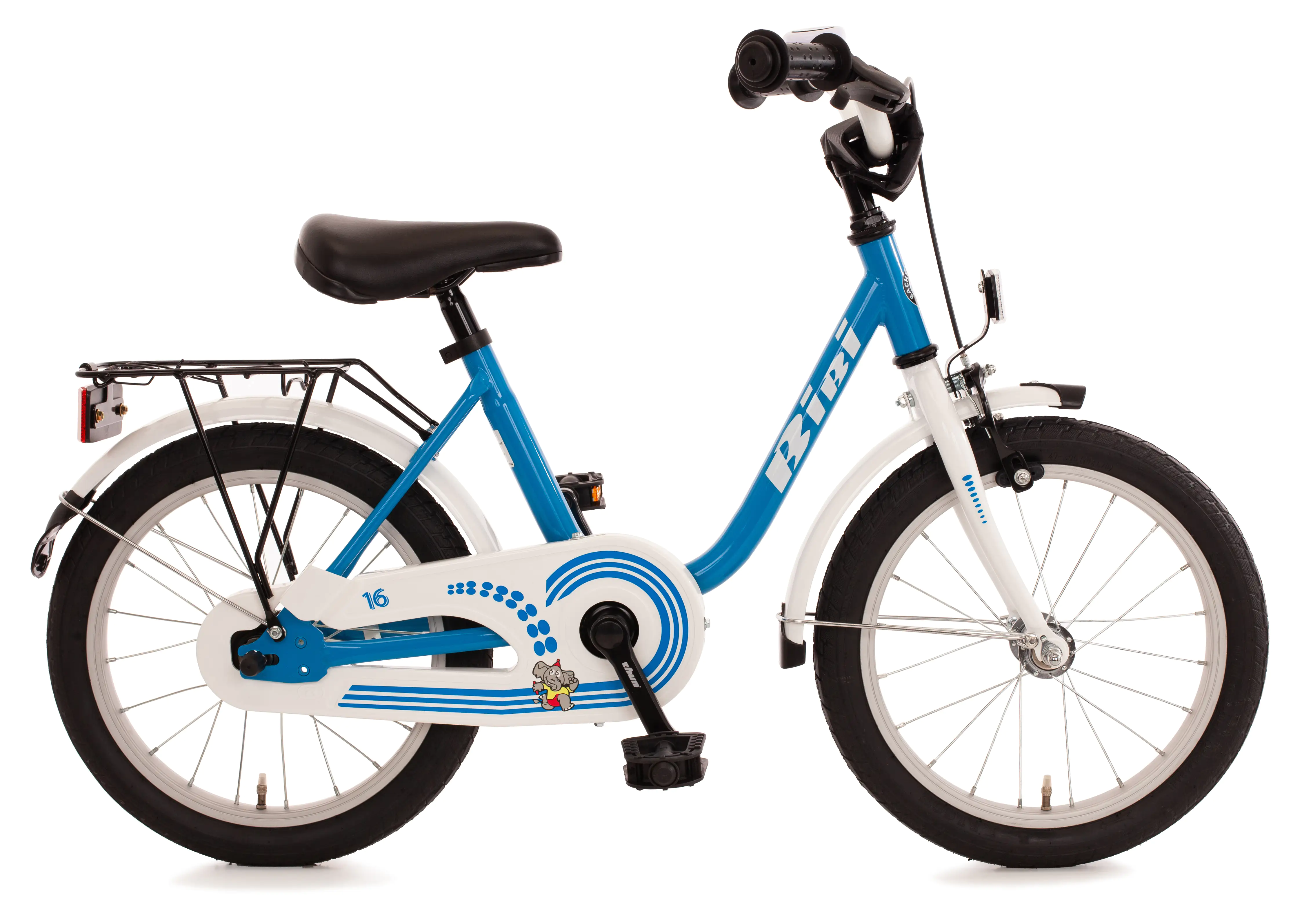 Bachtenkirch Kinderfahrrad Bibi 16 Zoll blau weiß