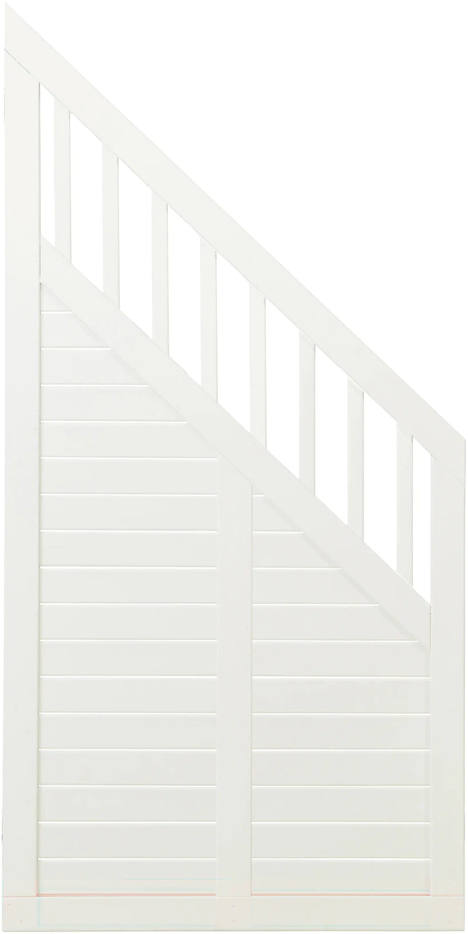 Plus Zaun Nostalgie 90 x 180/95 cm RAL 9010 Weiß