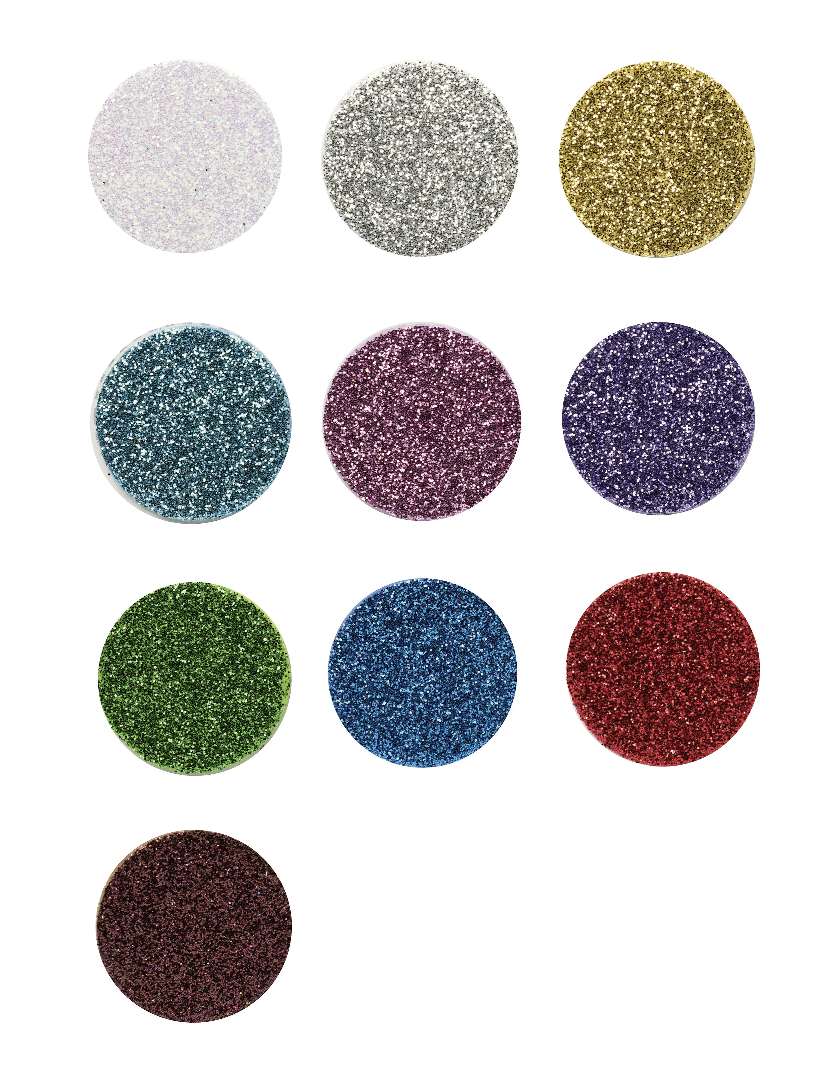 Glorex Moosgummi Glitter Standardfarben sortiert 20 x 30 cm
