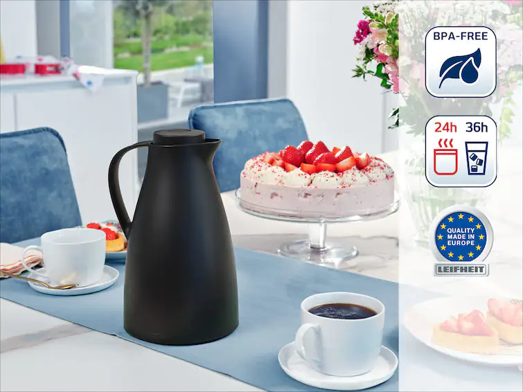 Leifheit Thermoskanne Harmonic 1 l schwarz
