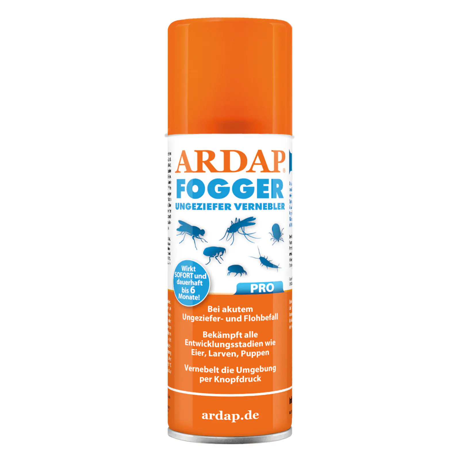 Ardap Pro Fogger vernebelt Ungeziefer und Flöhe 200 ml Ardap Pro Fogger vernebelt Ungeziefer und Flöhe 200 ml