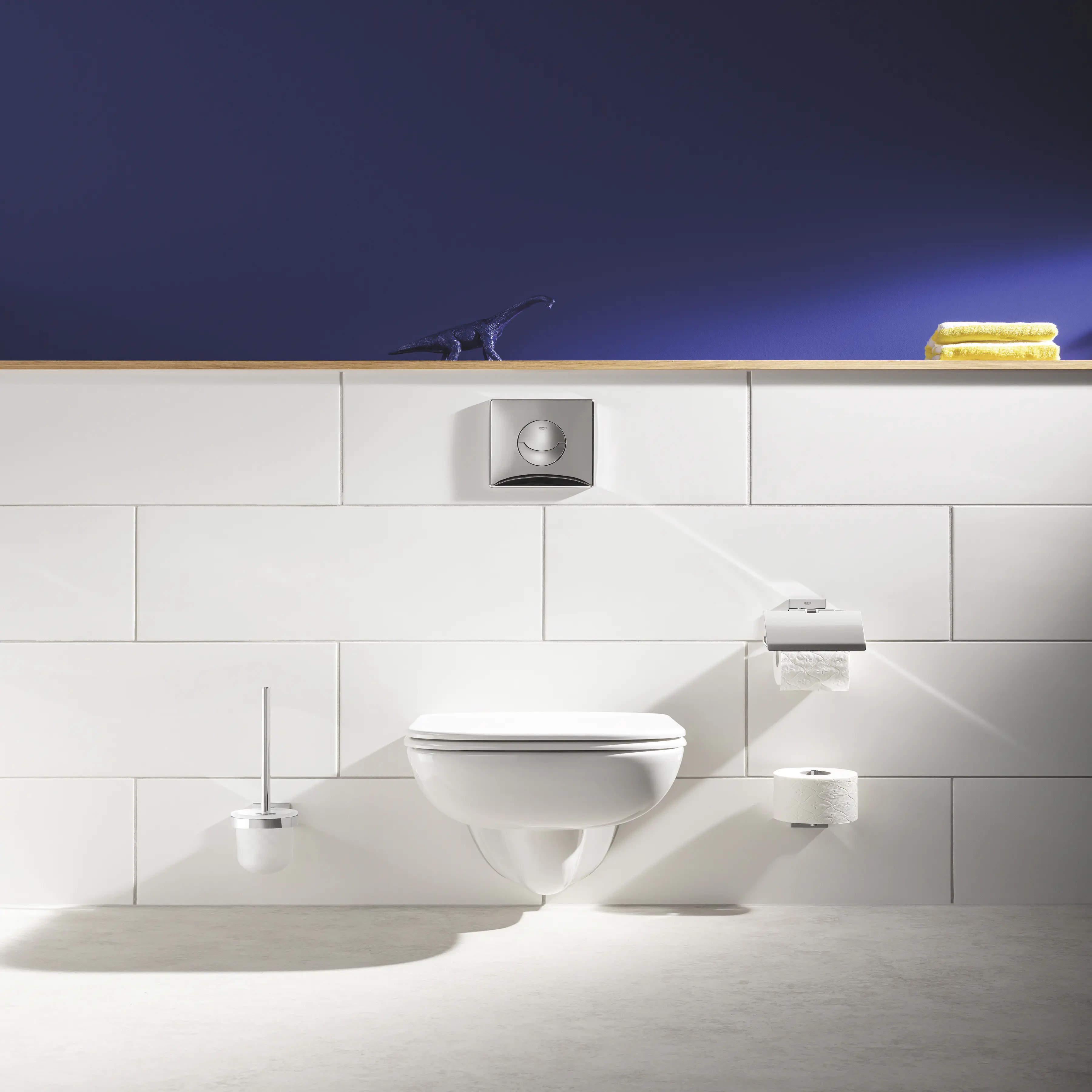 Grohe Start Cube WC-Papierhalter chrom klebbar Grohe Start Cube WC-Papierhalter chrom klebbar