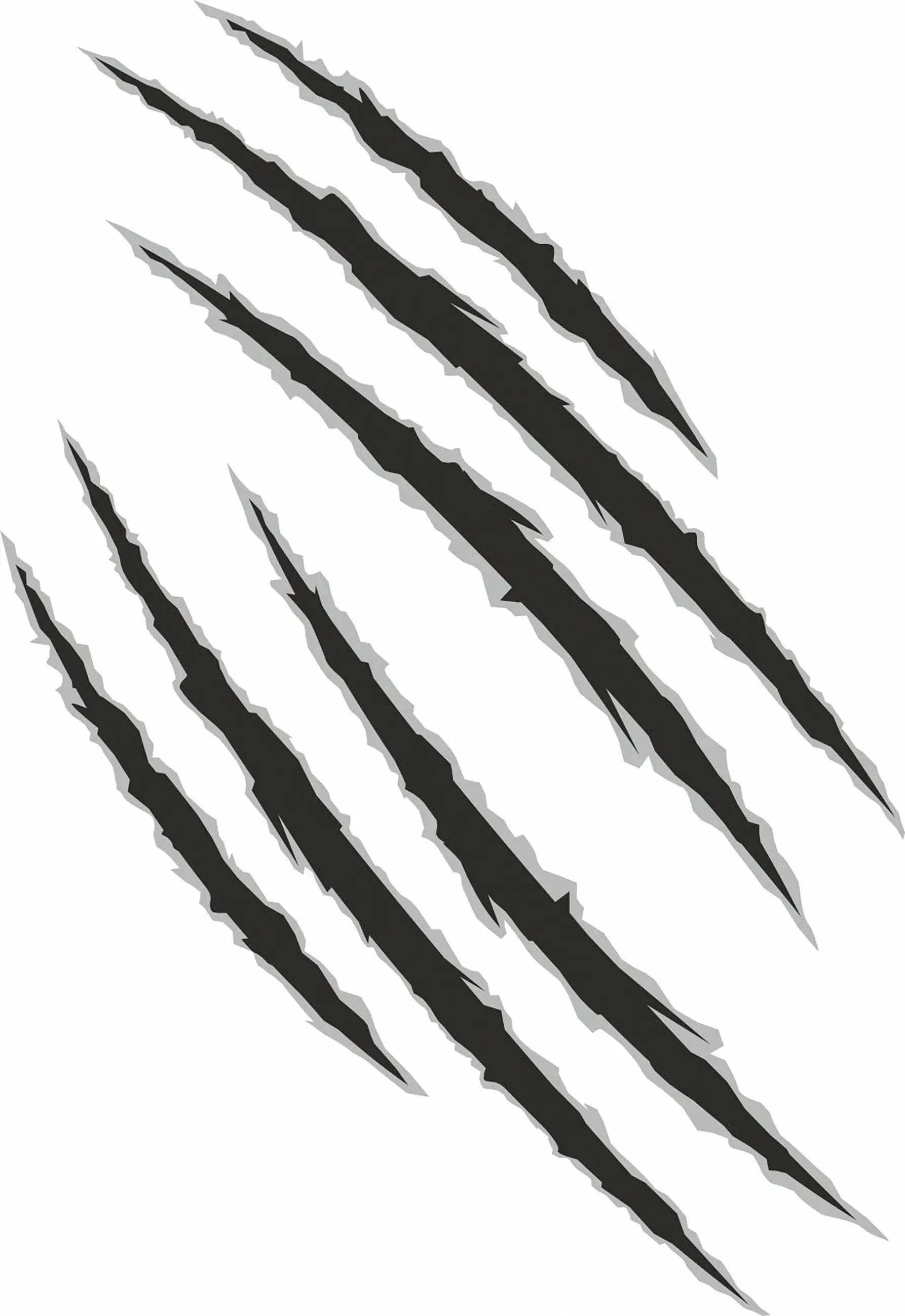 Hermann Schütz Autoaufkleber Kratzspuren Krallen 30 x 20 cm