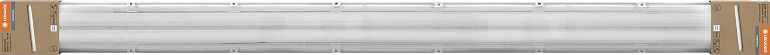 Ledvance LED Feuchtraumleuchte Dampproof Essential 150 cm G13 2x19 W neutralweiß Ledvance LED Feuchtraumleuchte Dampproof Essential 150 cm G13 2x19 W neutralweiß