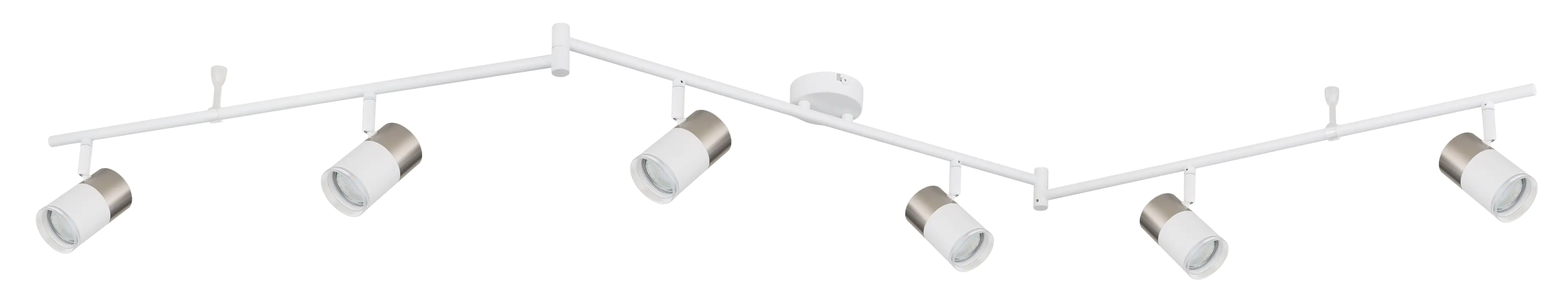 Globo 6er Spot Brisbon weiß matt 180 x 180 x 18,5 cm GU10 Globo 6er Spot Brisbon weiß matt 180 x 180 x 18,5 cm GU10