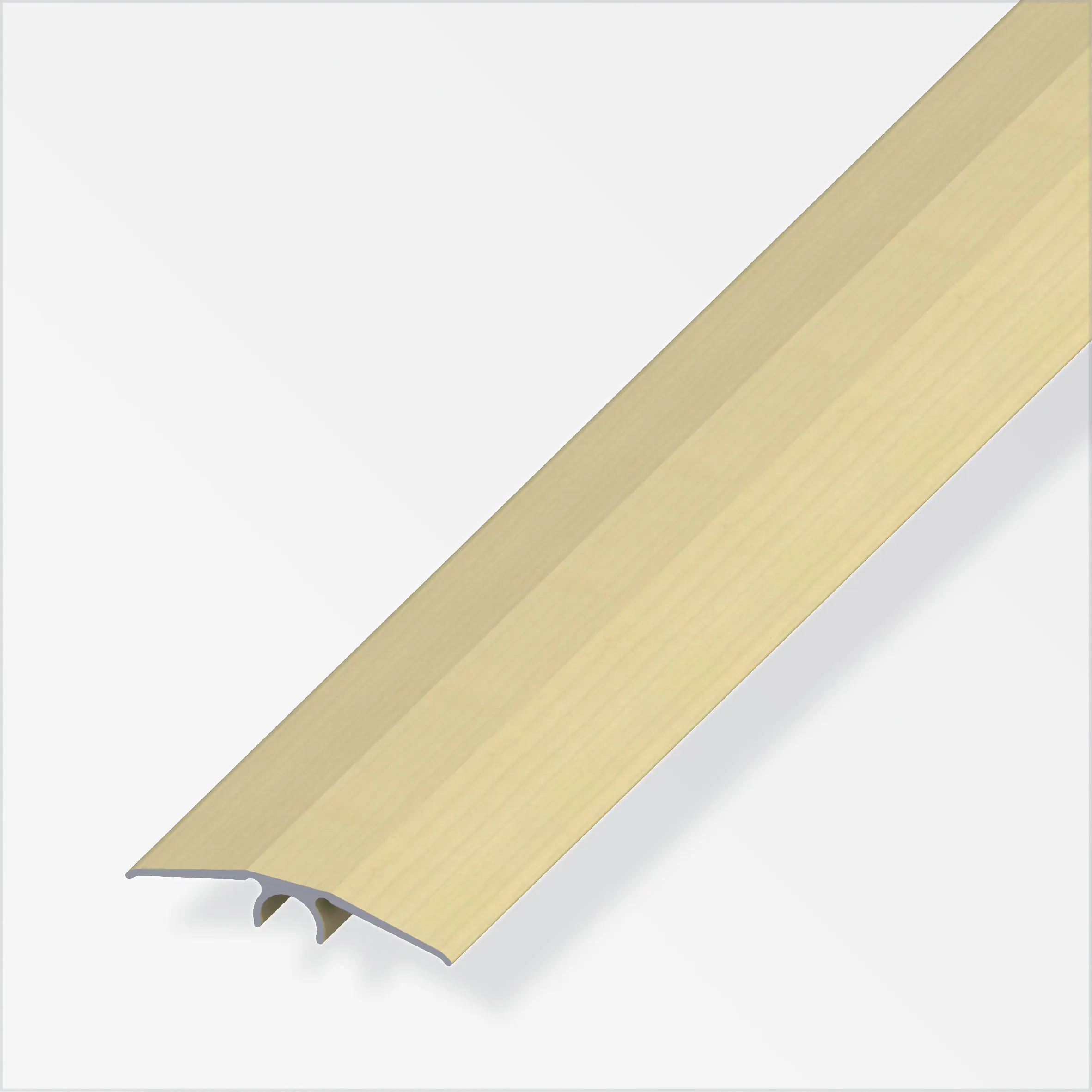 alfer Übergangs-Profil 1 m, 46 mm Aluminium beschichtet sublimiert ahorn