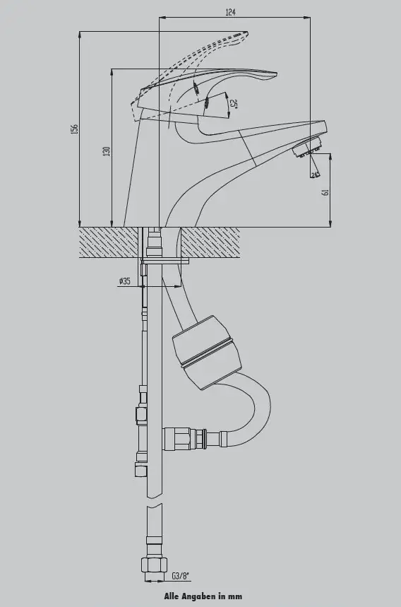 Primaster Waschtischarmatur Berlin verchromt Niederdruck mit Handbrause Primaster Waschtischarmatur Berlin verchromt Niederdruck mit Handbrause