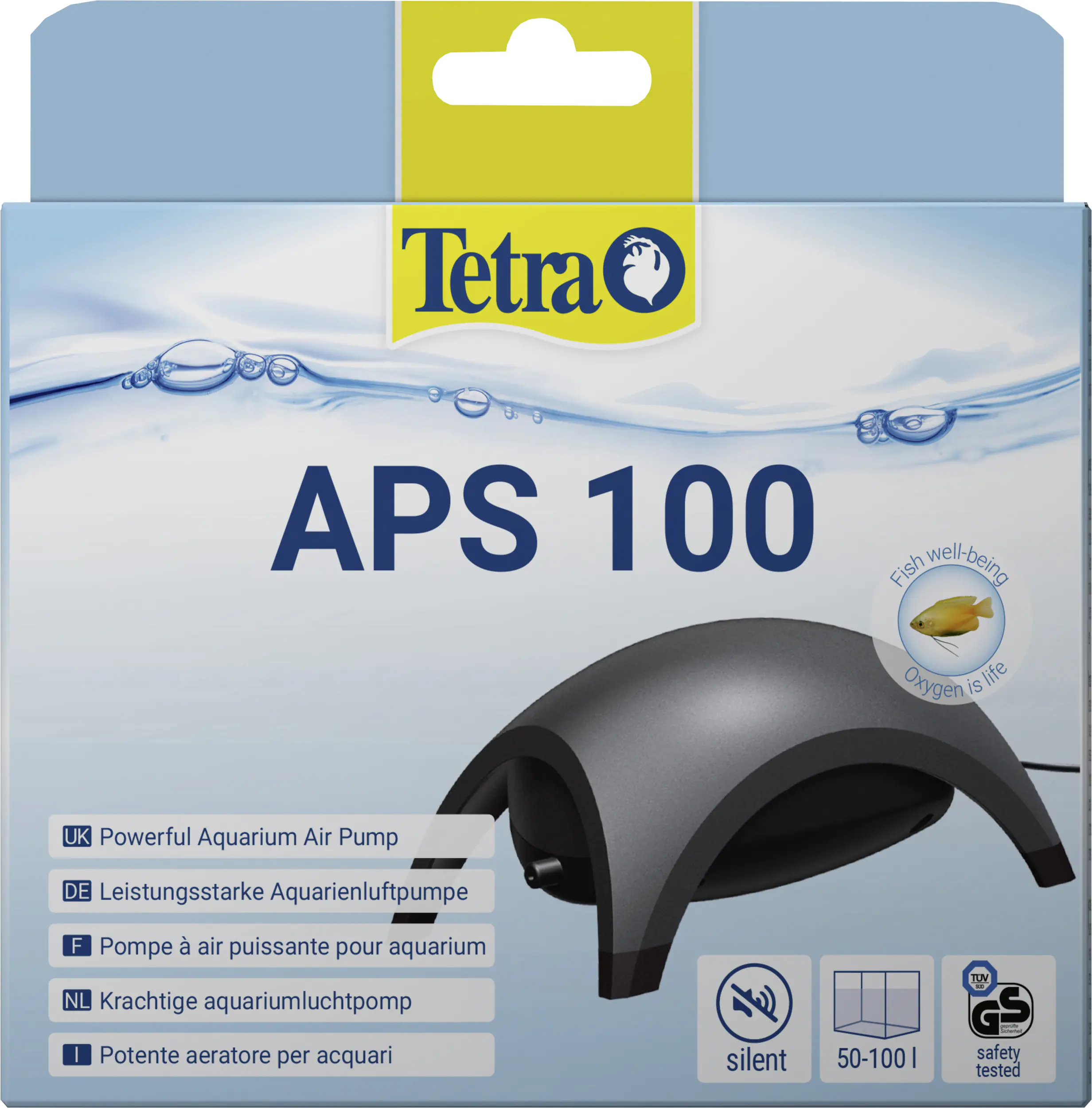 Tetra Aquarienluftpumpe APS 100 anthrazit Tetra Aquarienluftpumpe APS 100 anthrazit