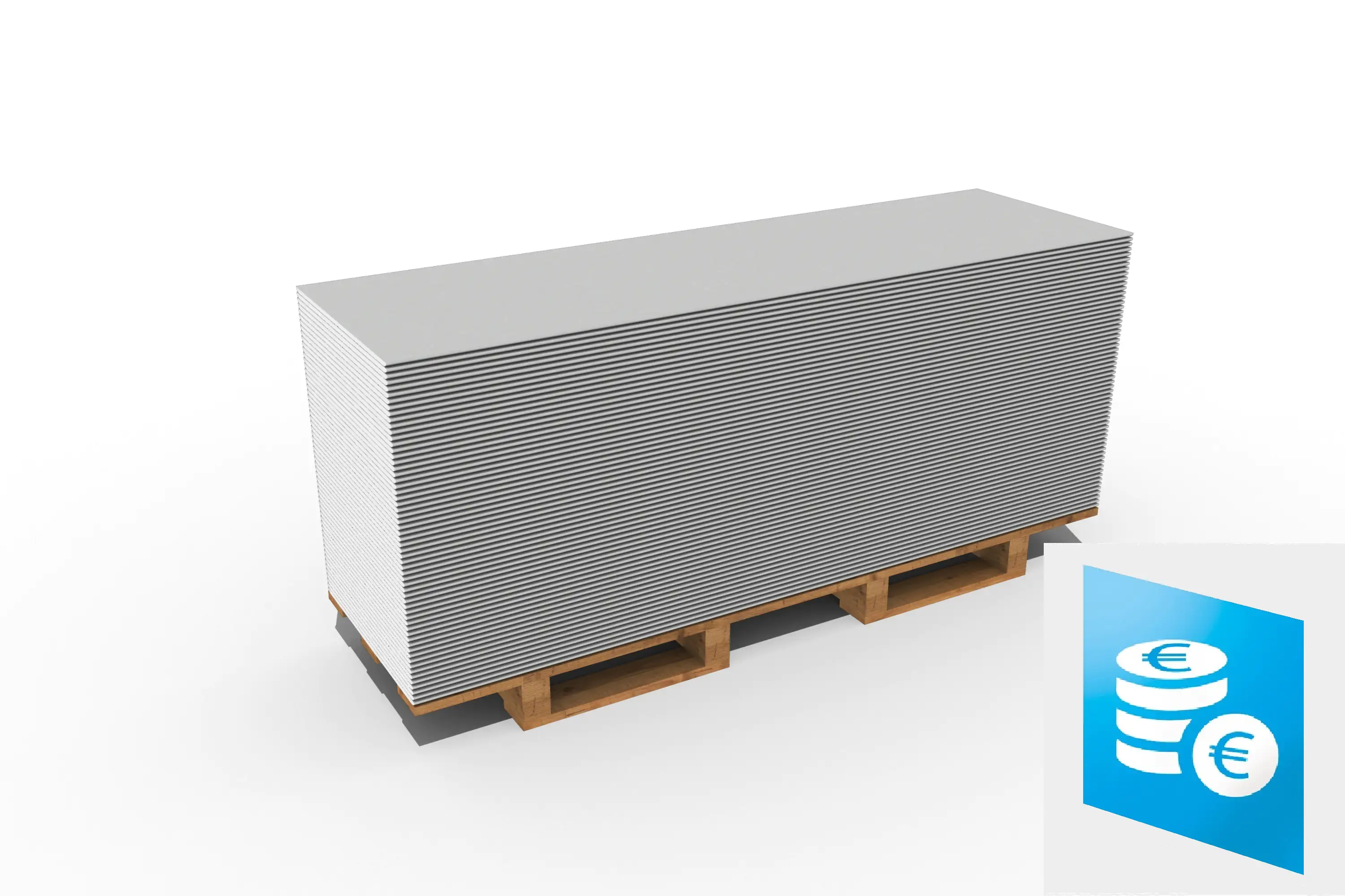 Knauf Gipskarton-Ausbauplatte GKB 200 x 60 cm 12,5 mm 60 St. Palettenabnahme Knauf Gipskarton-Ausbauplatte GKB 200 x 60 cm 12,5 mm 60 St. Palettenabnahme