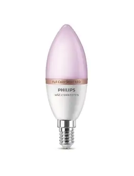 Philips Smart LED Leuchtmittel Tunable White & Color C37 E14 Kerze 4,9 W