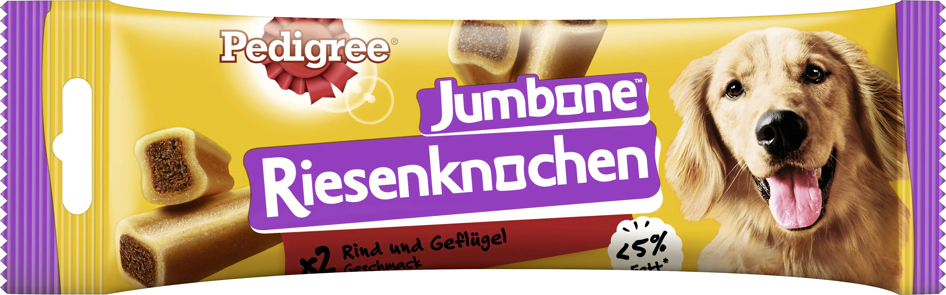 Pedigree Hundesnack Jumbone Riesenknochen mit Rind und Geflügel Pedigree Hundesnack Jumbone Riesenknochen mit Rind und Geflügel