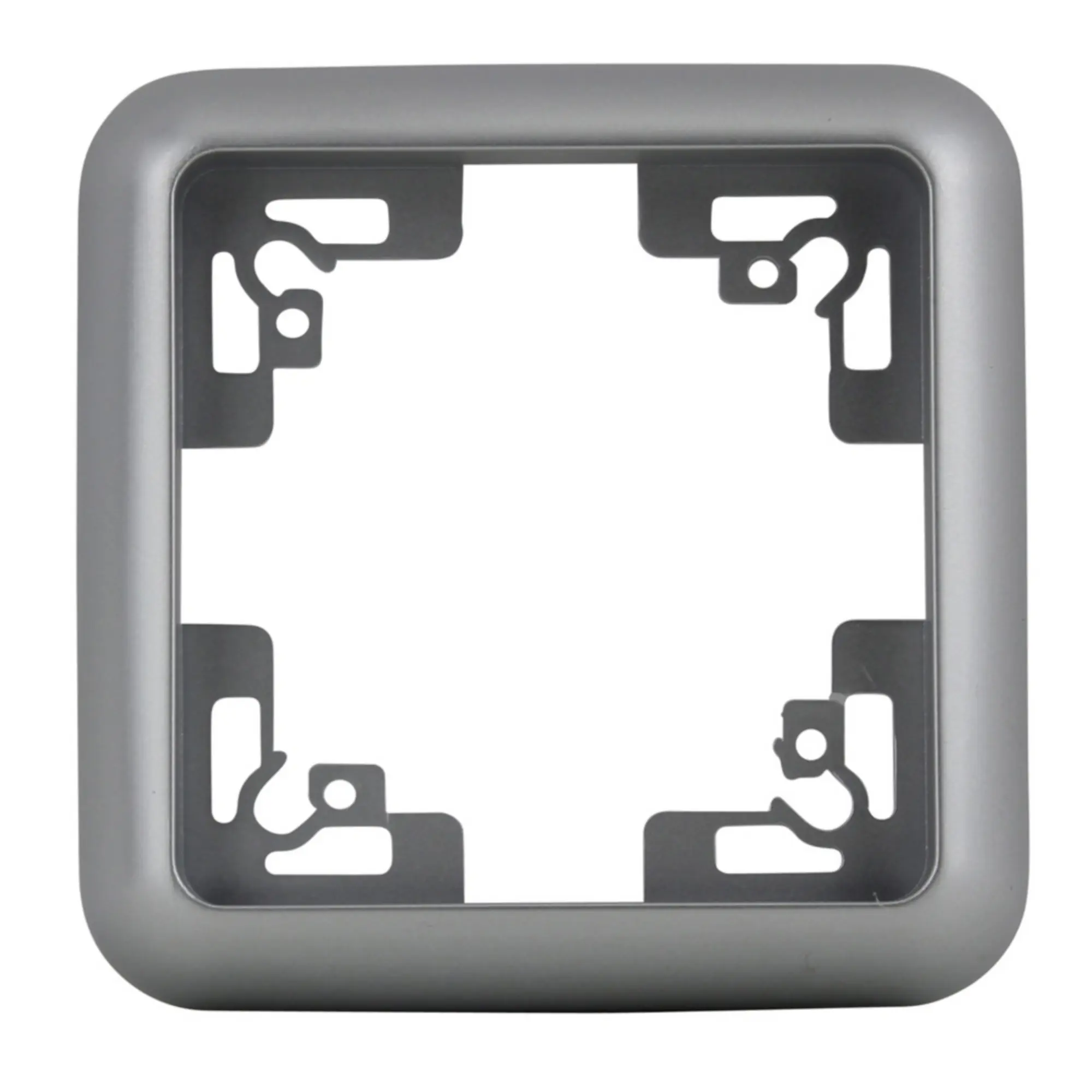 Unitec Abdeckrahmen Montreal 1-fach S503 silber Unitec Abdeckrahmen Montreal 1-fach S503 silber