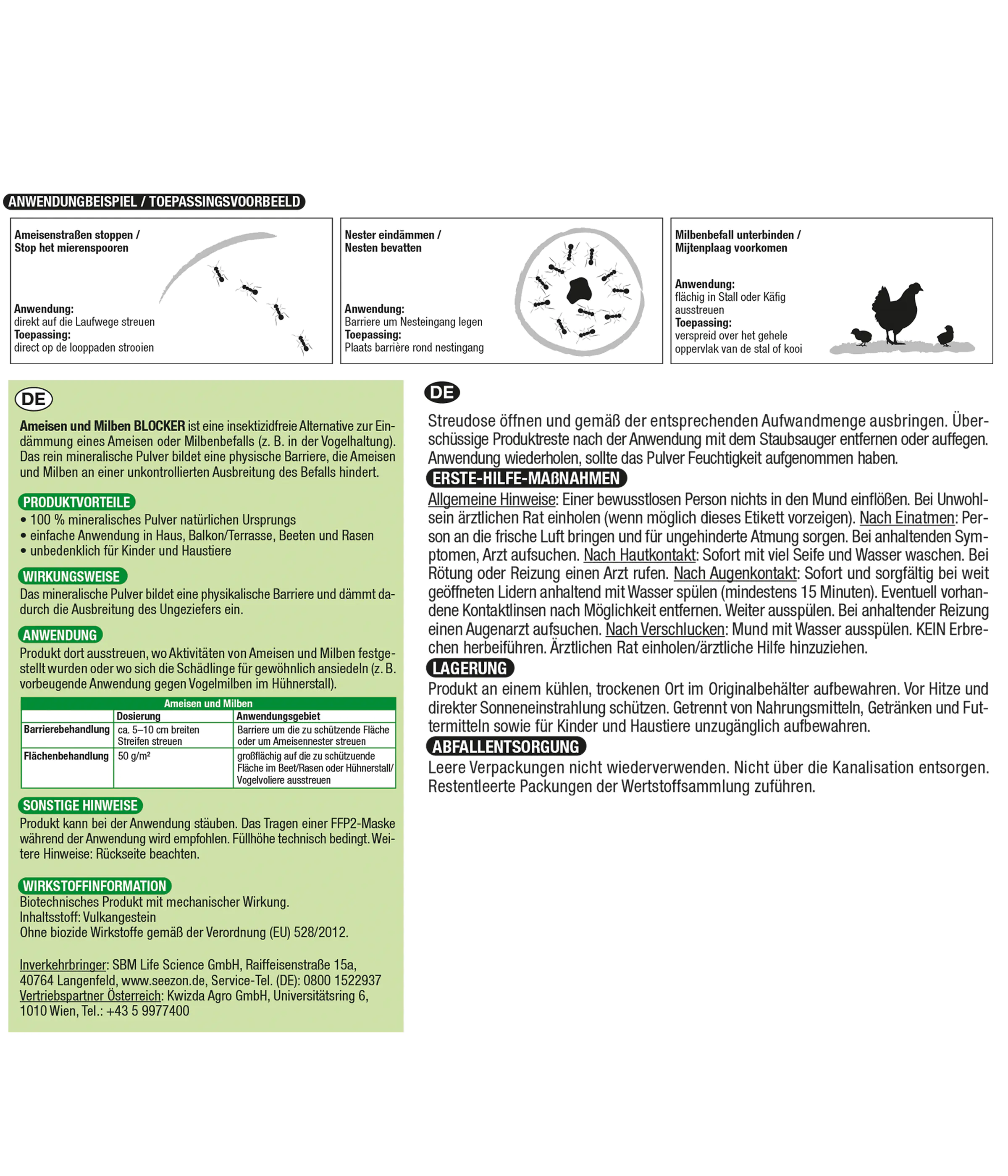 Protect Home Ameisen & Milben Blocker 200 g