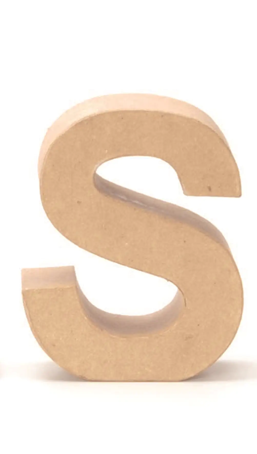 Glorex Papp-Buchstabe S 17,5 x 5,5 cm