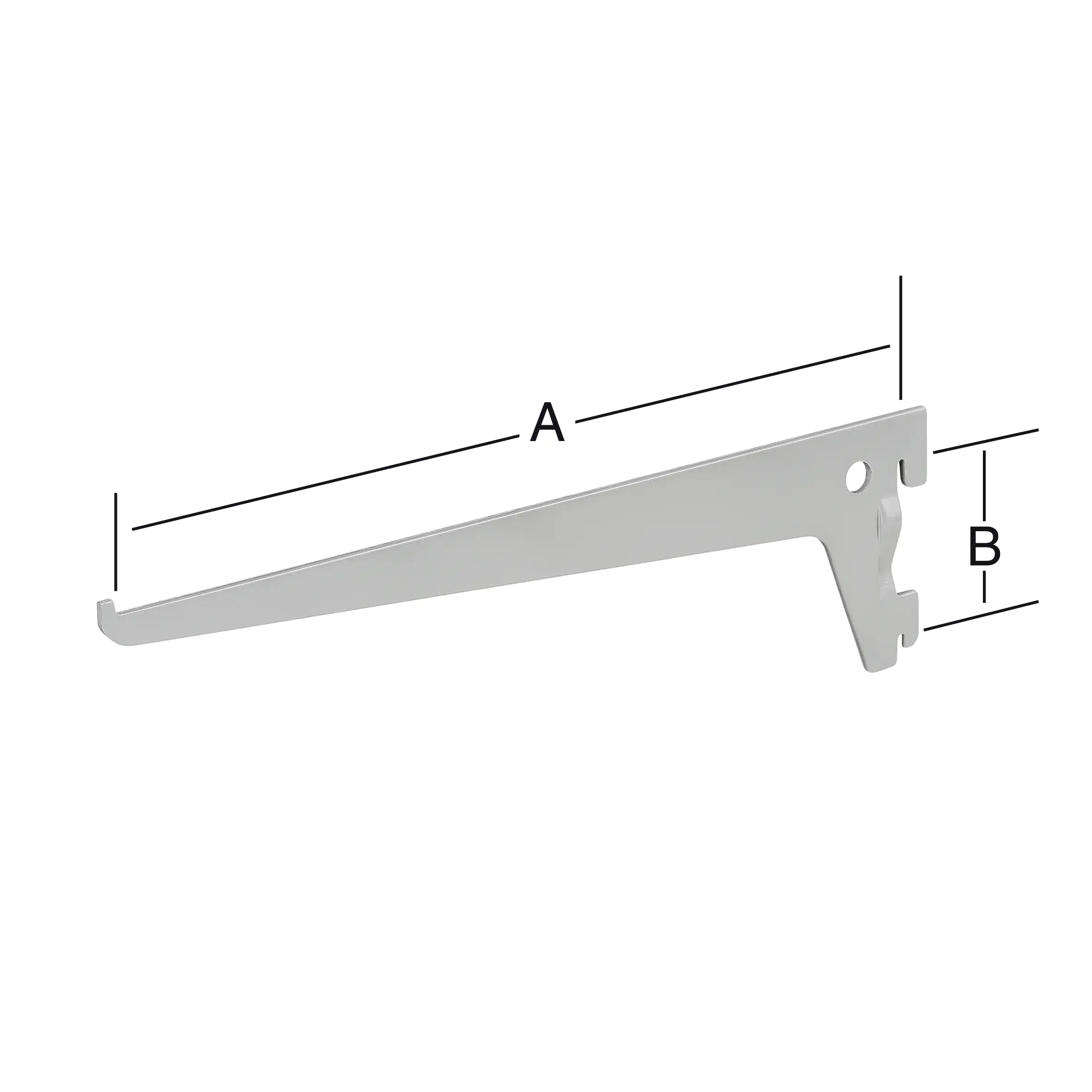 TrendLine Einlochträger 1-reihig grau 15 x 7 cm TrendLine Einlochträger 1-reihig grau 15 x 7 cm
