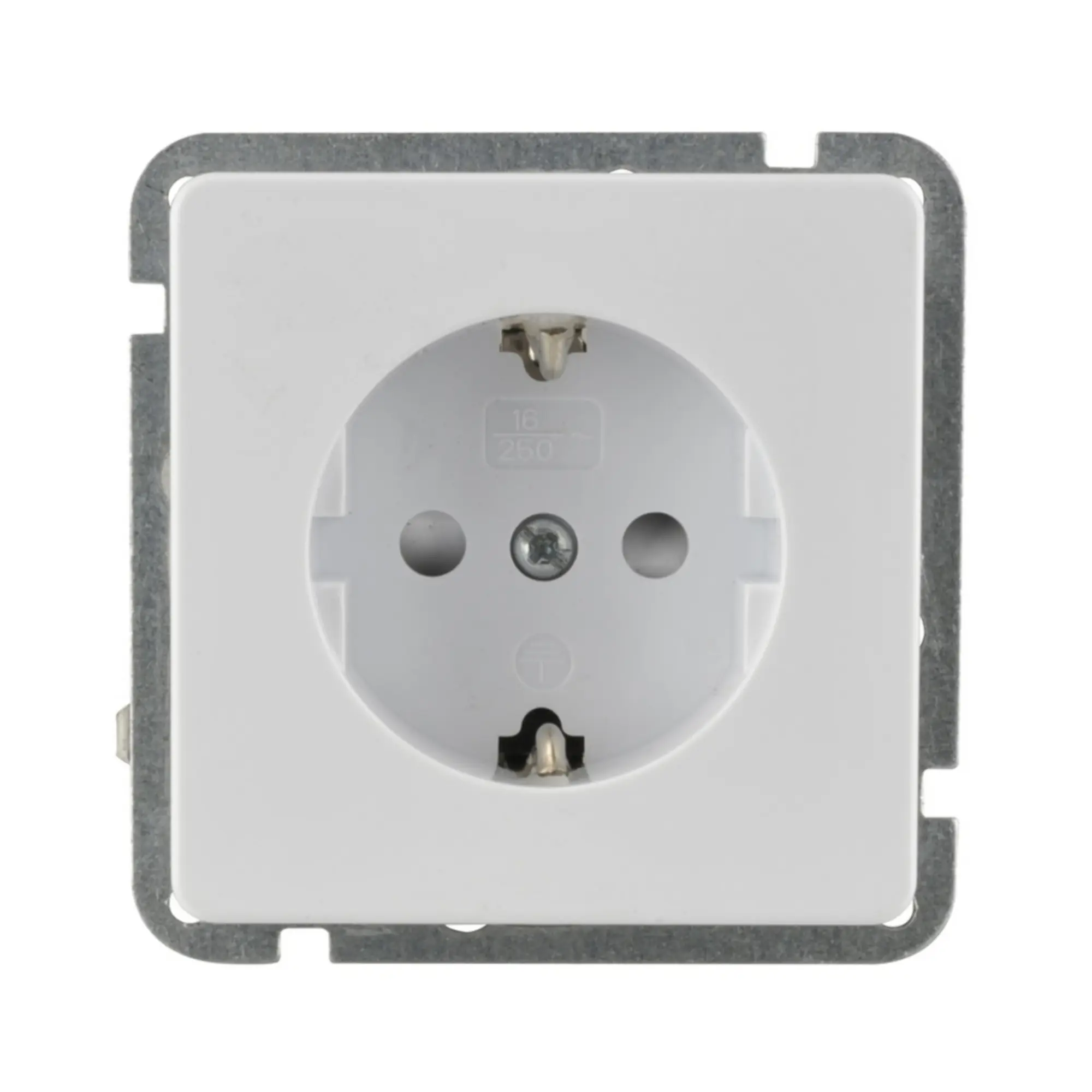 Unitec Steckdose Montreal S502 mit Kindersicherung ultraweiß