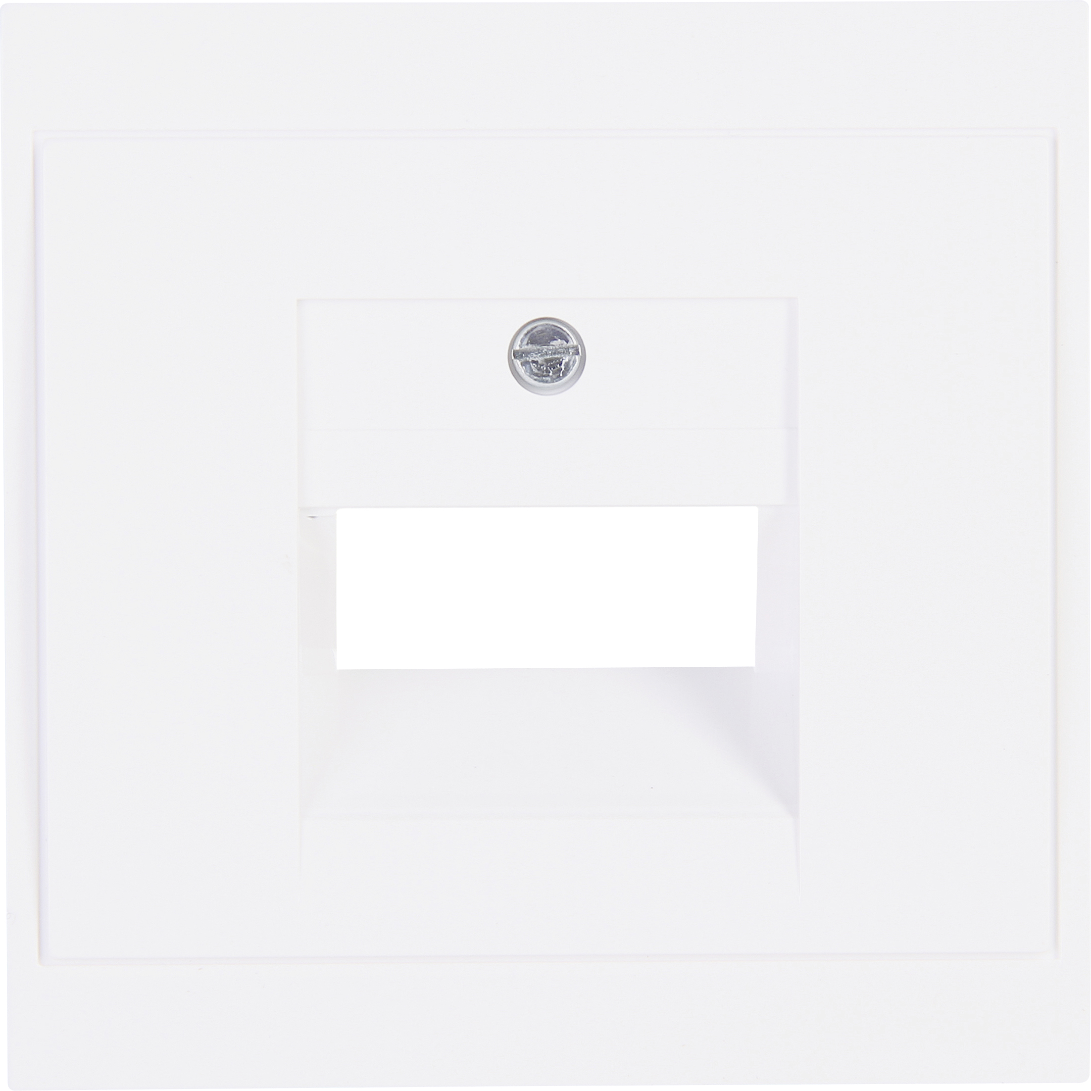 Kopp UAE-Abdeckung für 1-2 Anschlüsse Malta, arktisweiß, 333113185