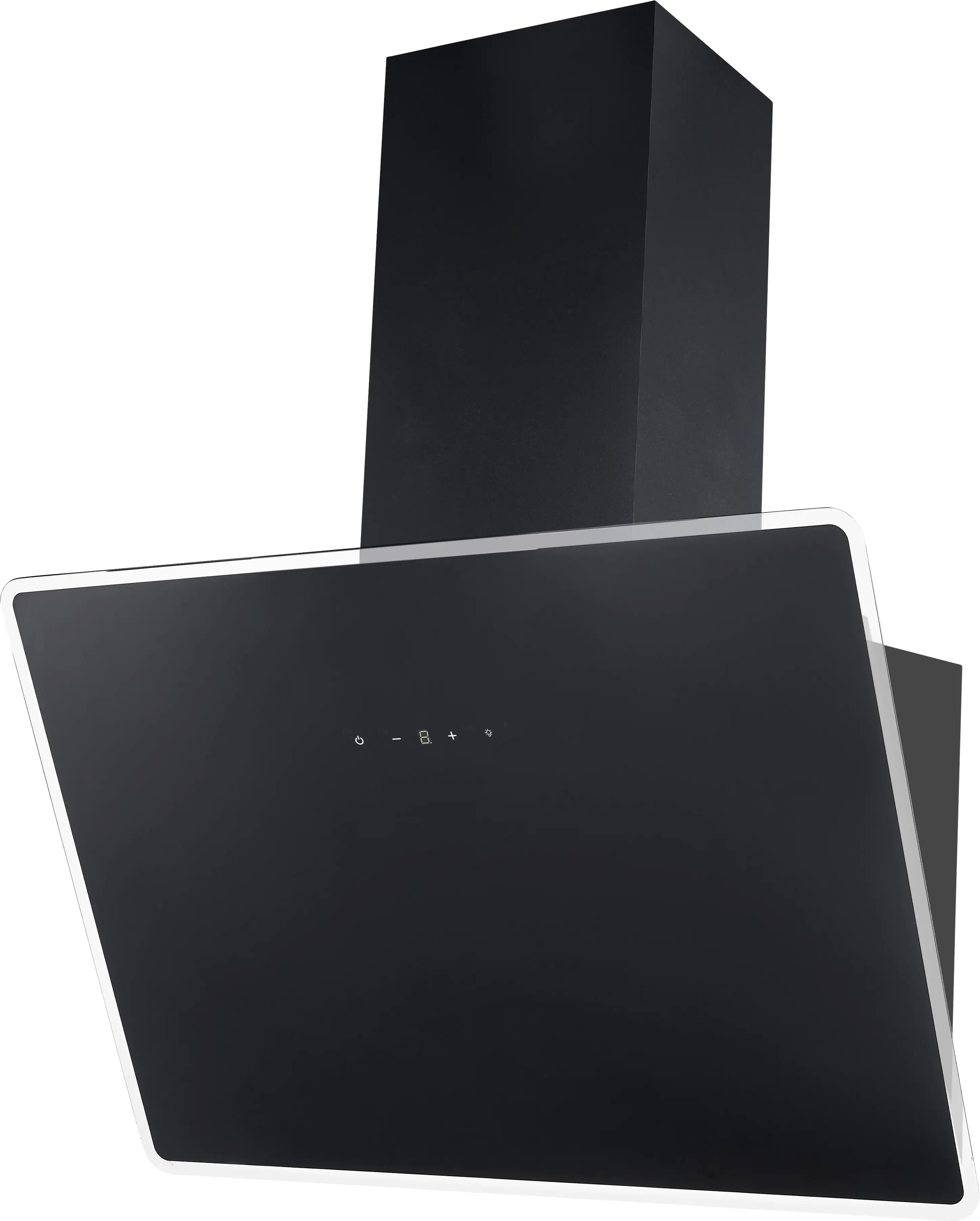 Respekta Dunstabzugshaube mit Glasschirm schwarz 60 cm
