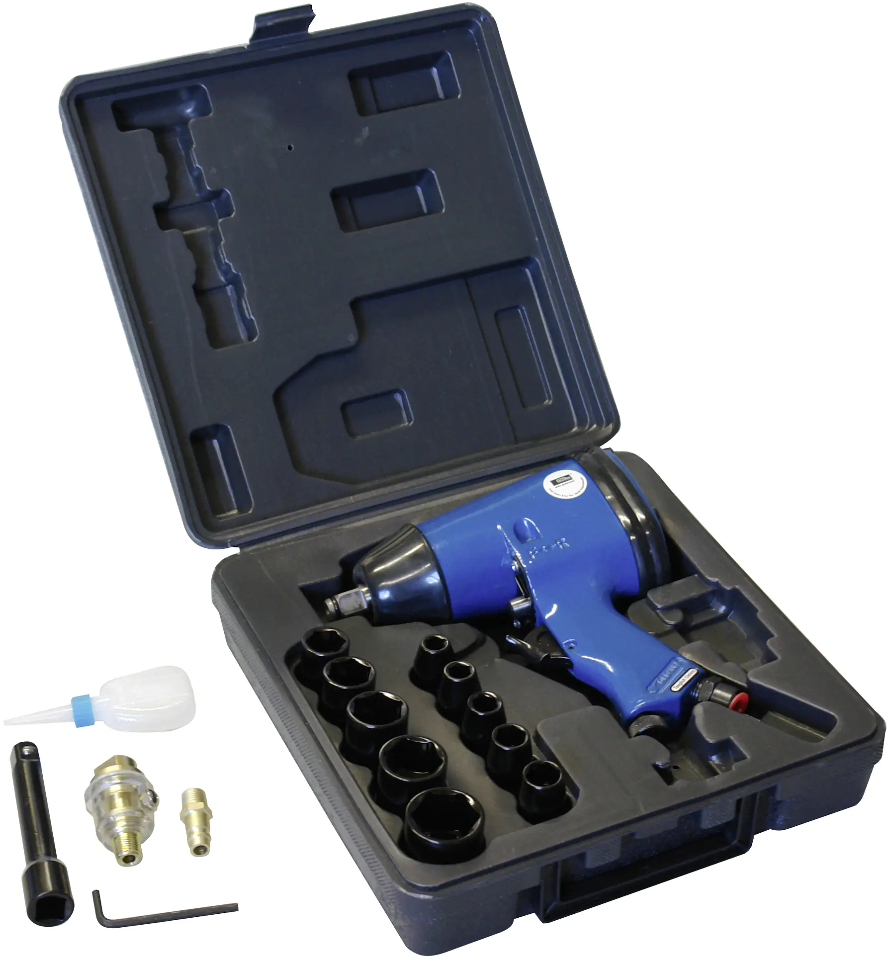 Güde Druckluft Schlagschrauber-Satz 1/2 inkl. 10 Stecknüssen Güde Druckluft Schlagschrauber-Satz 1/2 inkl. 10 Stecknüssen