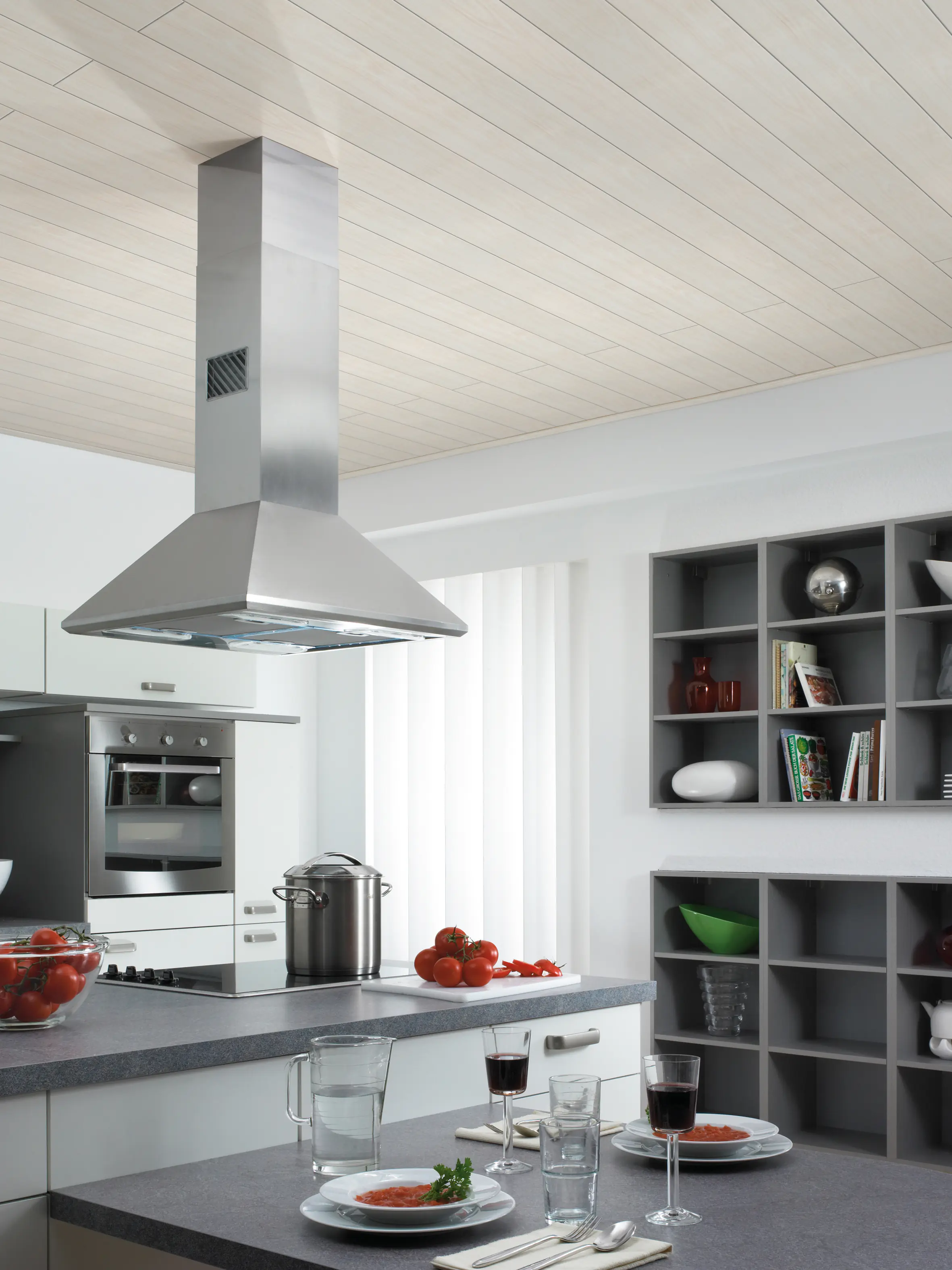 Kronoflooring Wandpaneele Holz Birnbaum weiß-beige 130 x 20,2 x 1 cm