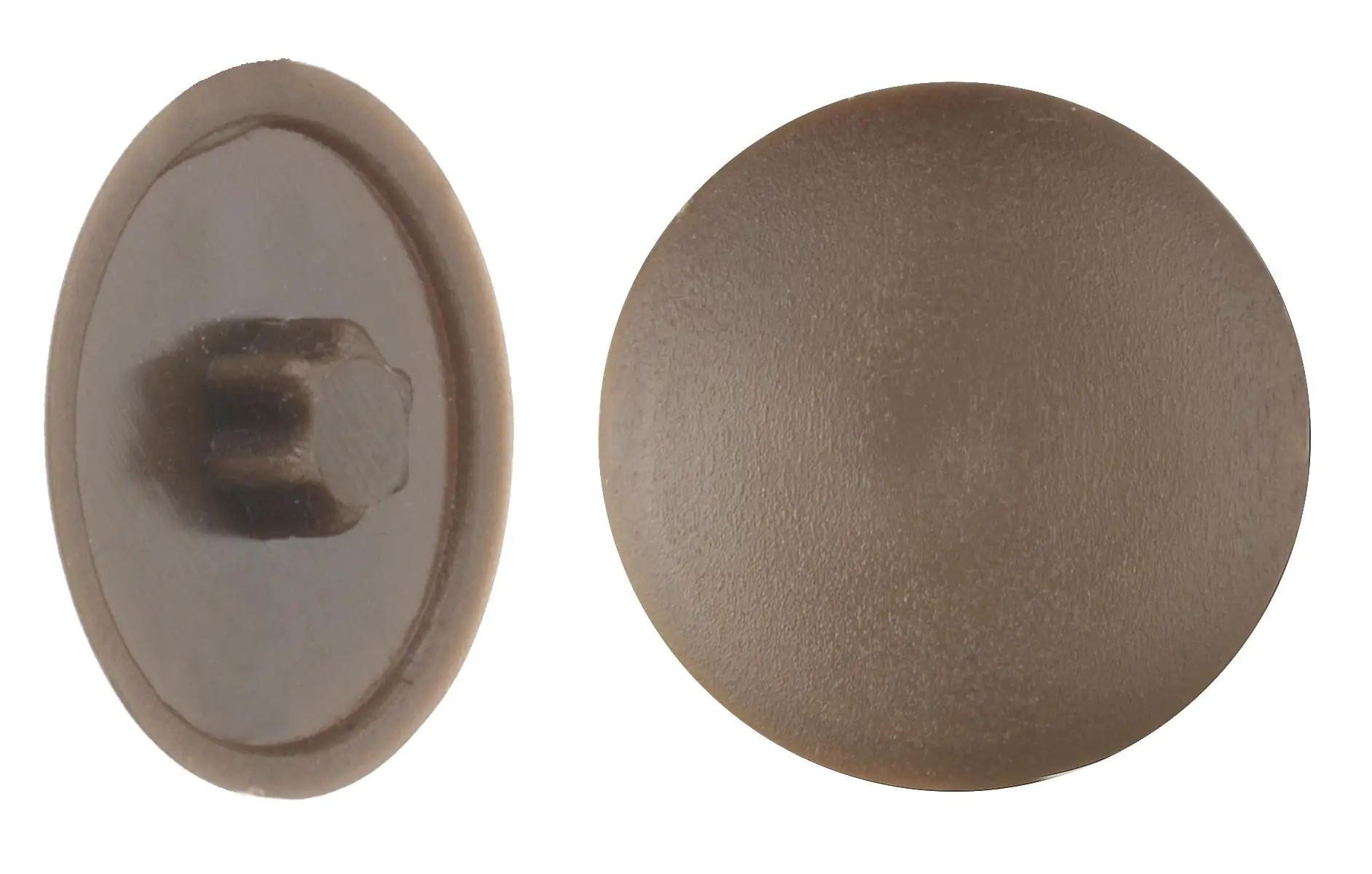 Abdeckkappen Ø 12 mm für TX 20 Schrauben dunkelbraun - 50 Stk.