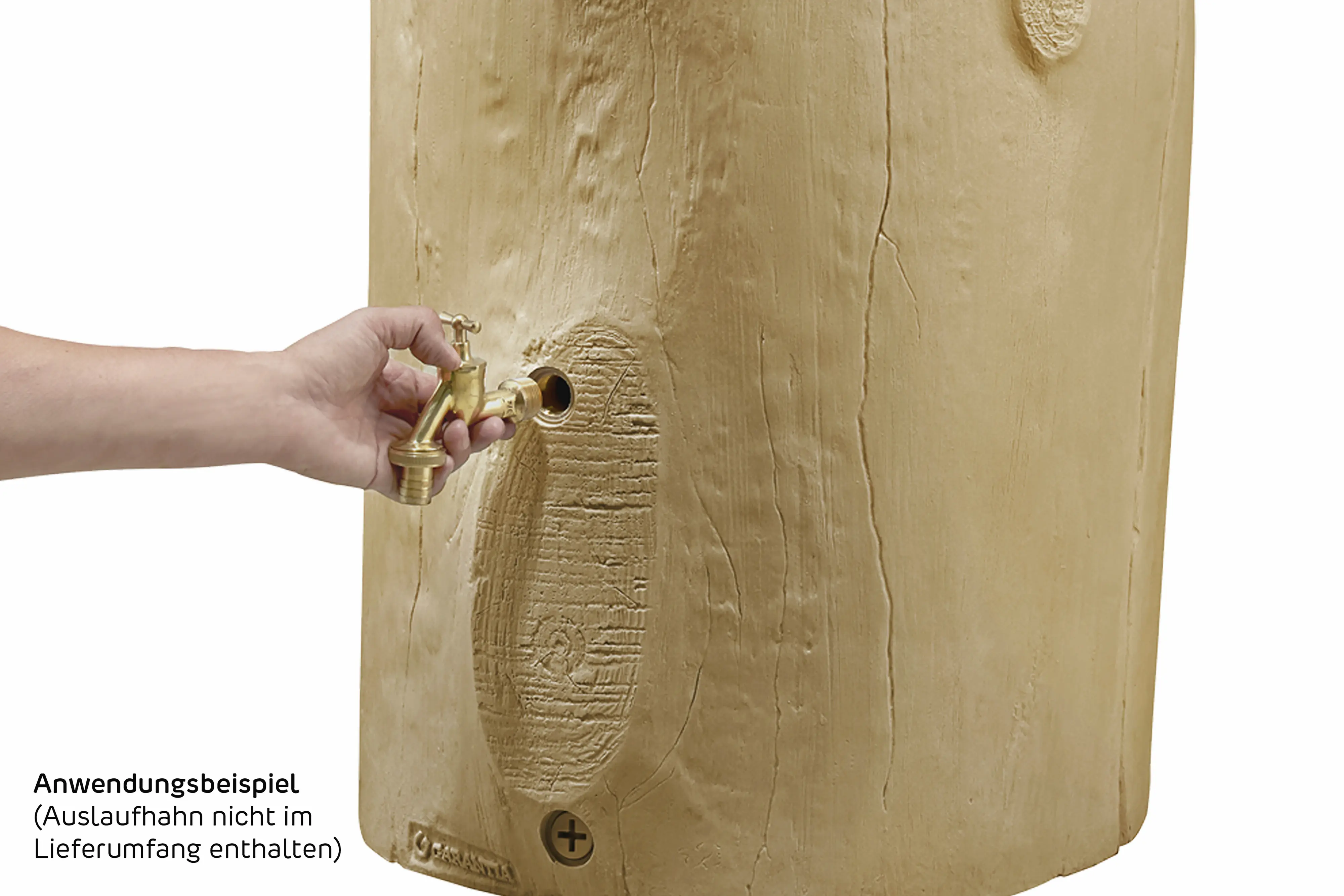 Garantia Regenspeicher Woodstock Baumstamm rund 250 L