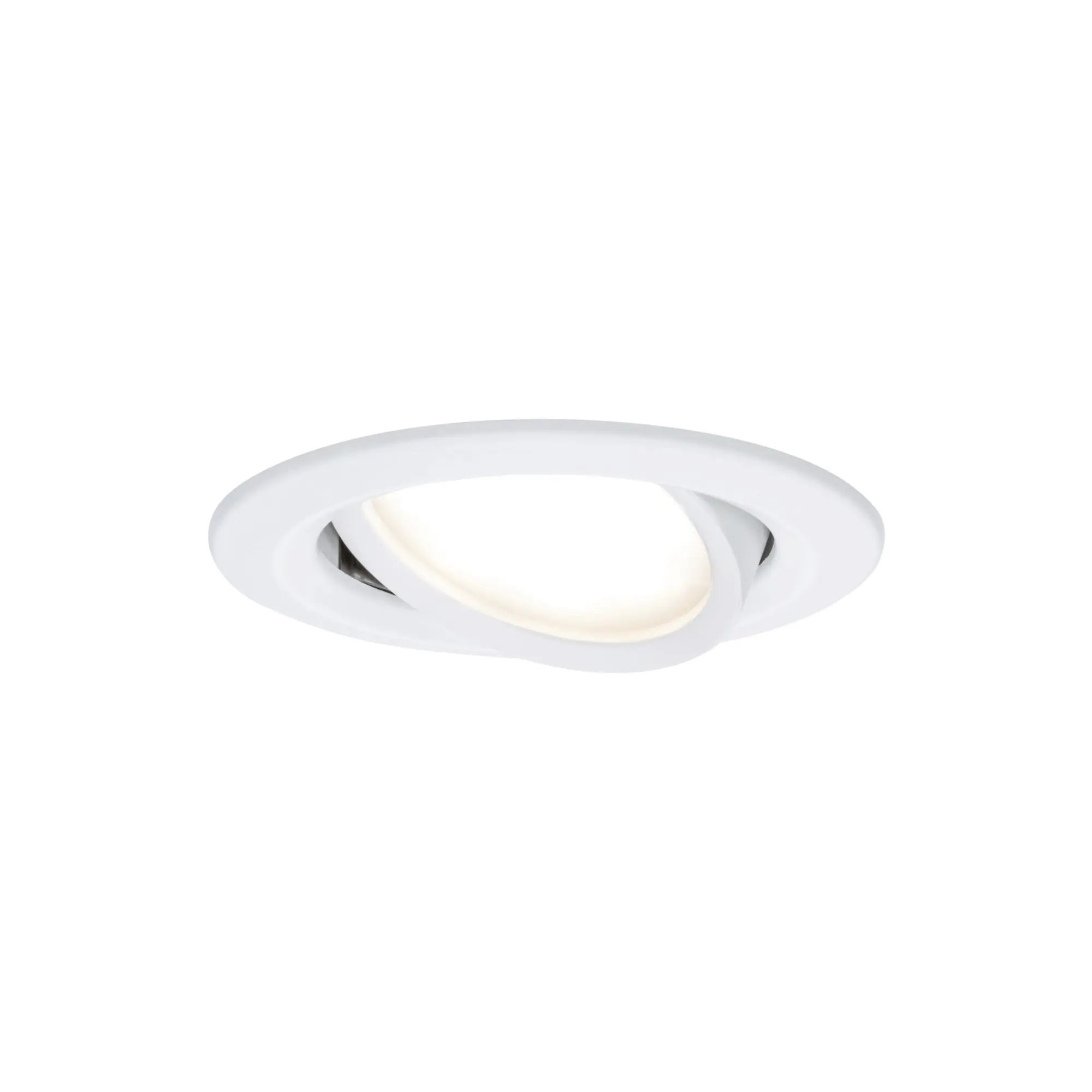 Paulmann LED Einbauleuchte Nova Coin 3er Set weiß 8,4 cm warmweiß