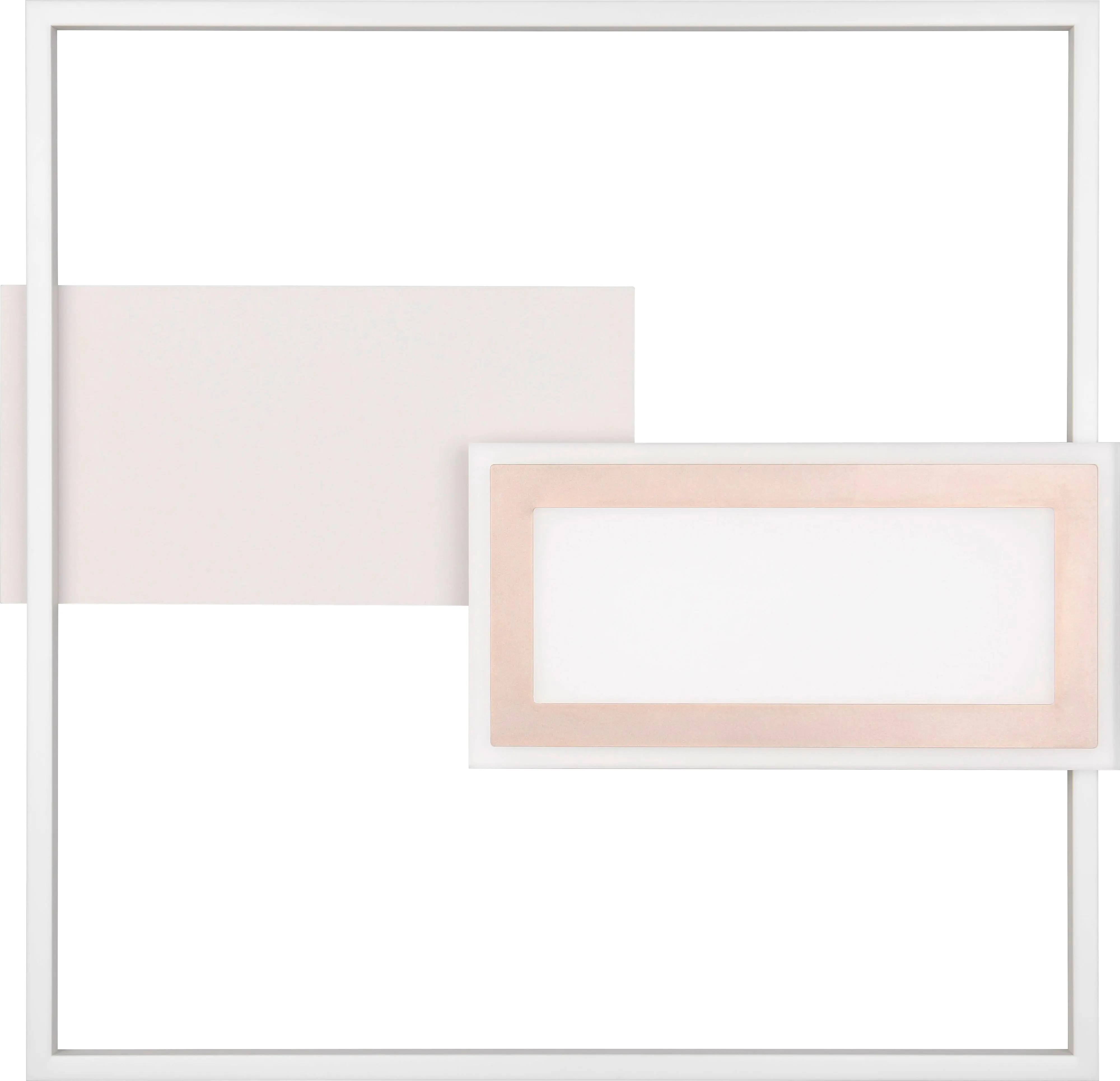 Trio Leuchten LED Deckenleuchte Spiro 28W coffee