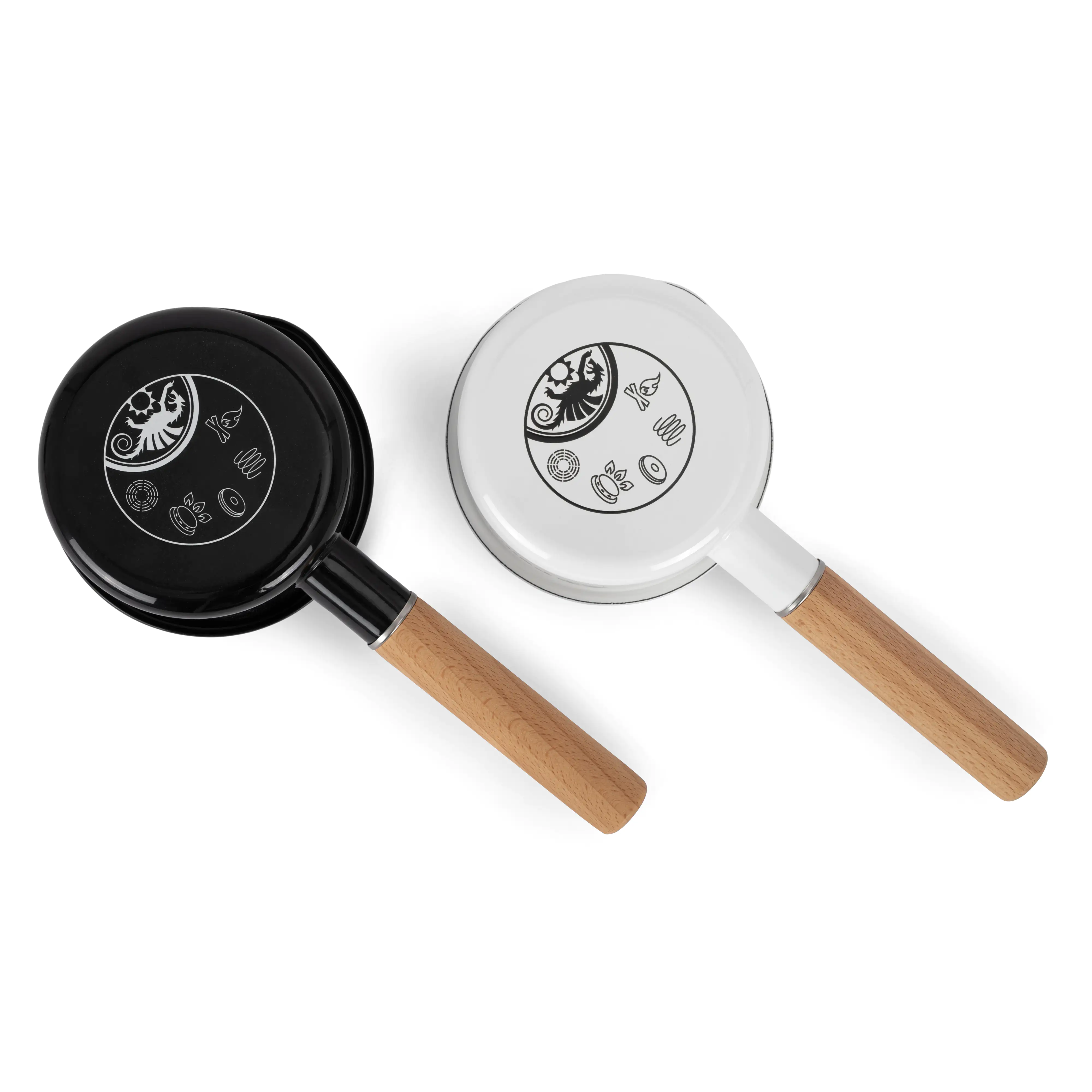 Petromax Stieltopf Emaille 0,5 Liter weiss