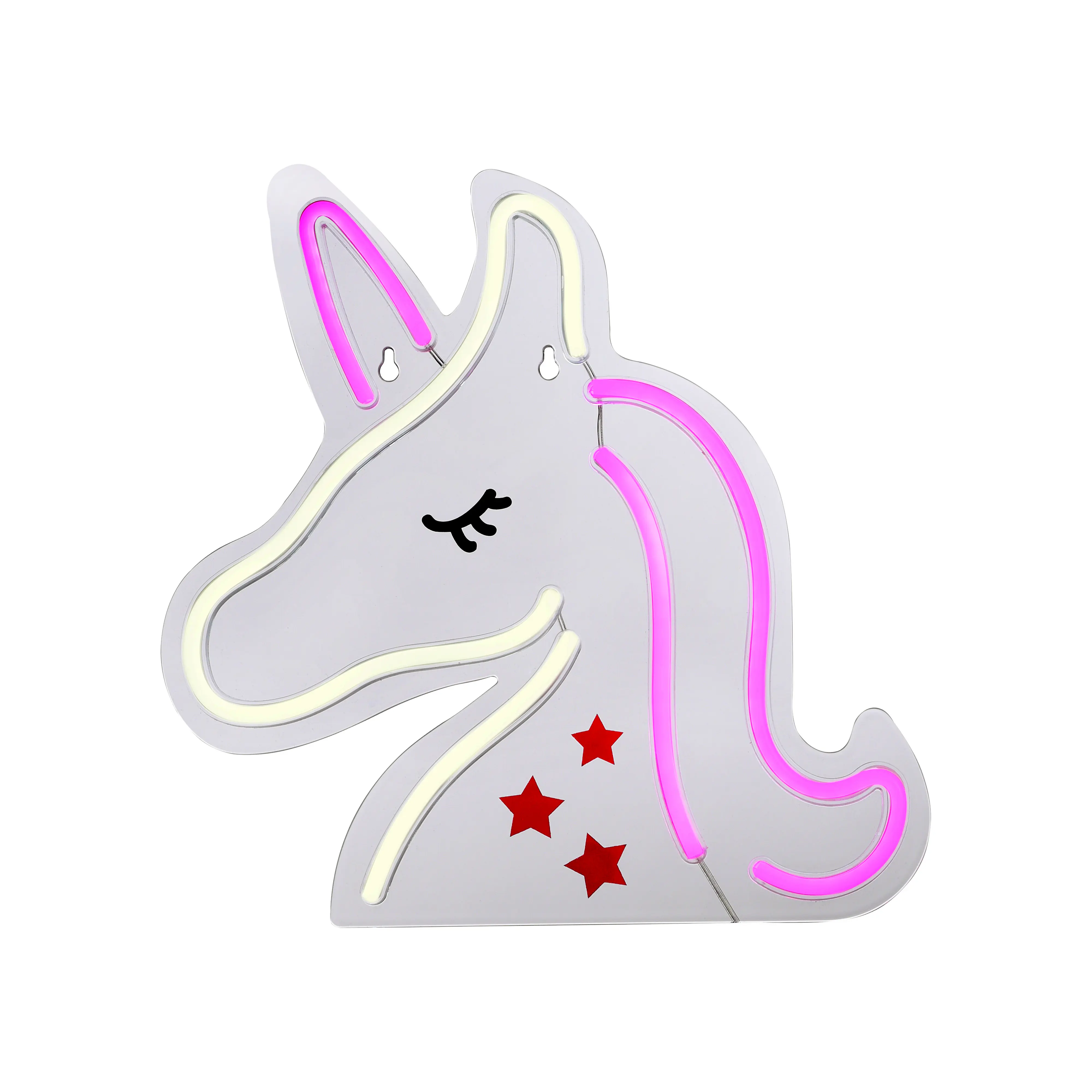 Just light LED Dekoleuchte Unicorn 33 x 1,5 x 33 cm Just light LED Dekoleuchte Unicorn 33 x 1,5 x 33 cm