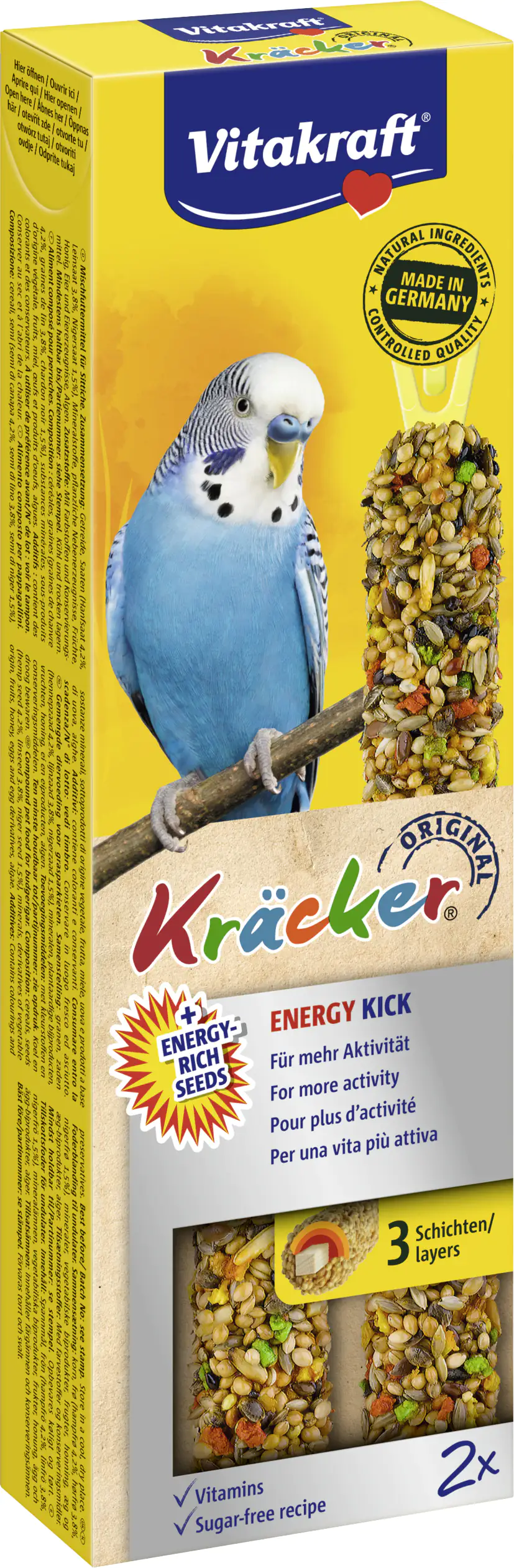 Vitakraft Kräcker® Energy Kick 2 Stück / 60 g Vitakraft Kräcker® Energy Kick 2 Stück / 60 g