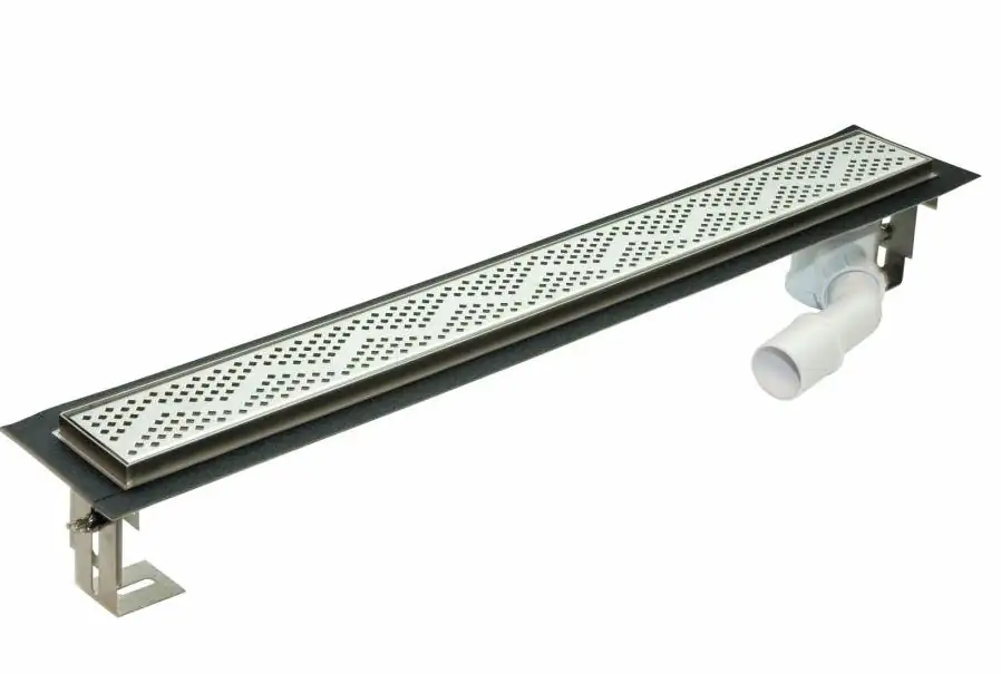 Rug Self Duschrinne Shark Comfort 90 cm mit Rost Länge: 90 cm