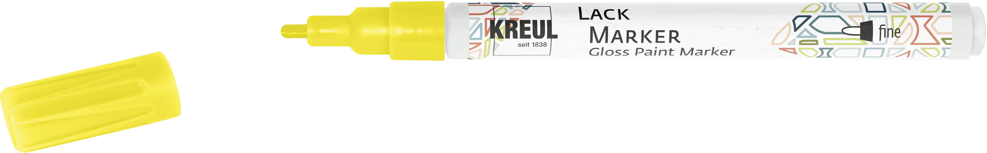 Kreul Lack Marker fine gelb 1 - 2 mm
