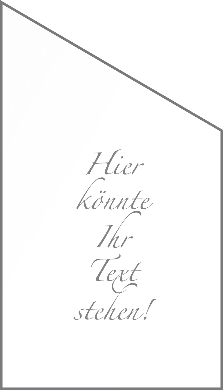 Ambiente Glaszaun Dekor Logo schräg 103 x 180/120 cm gehärtetes 8 mm Glas