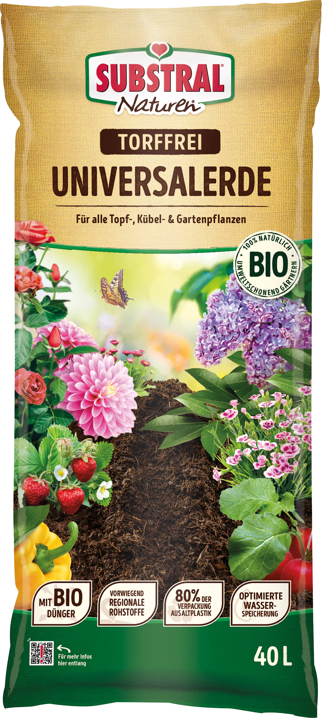 Substral Naturen Universalerde 40 L torffrei
