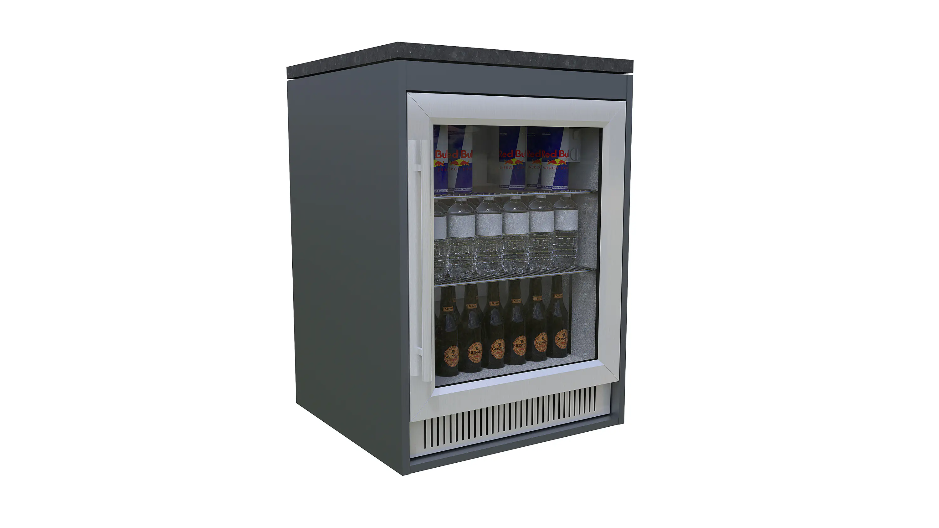 Bellano Living Element für Outdoorküchen inkl. Kühlschrank anthrazit granit Bellano Living Element für Outdoorküchen inkl. Kühlschrank anthrazit granit