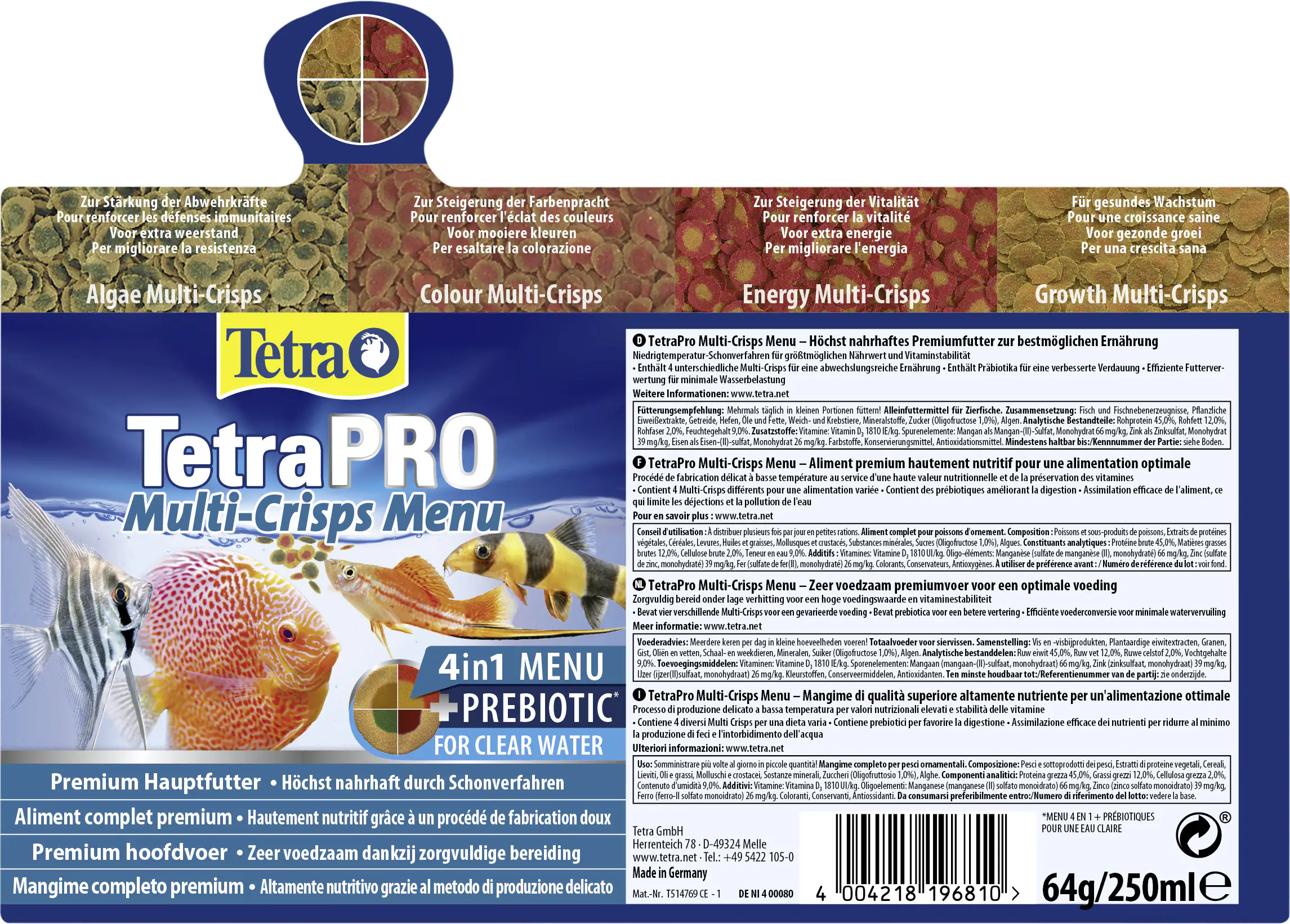 Tetra Pro Menu 250 ml