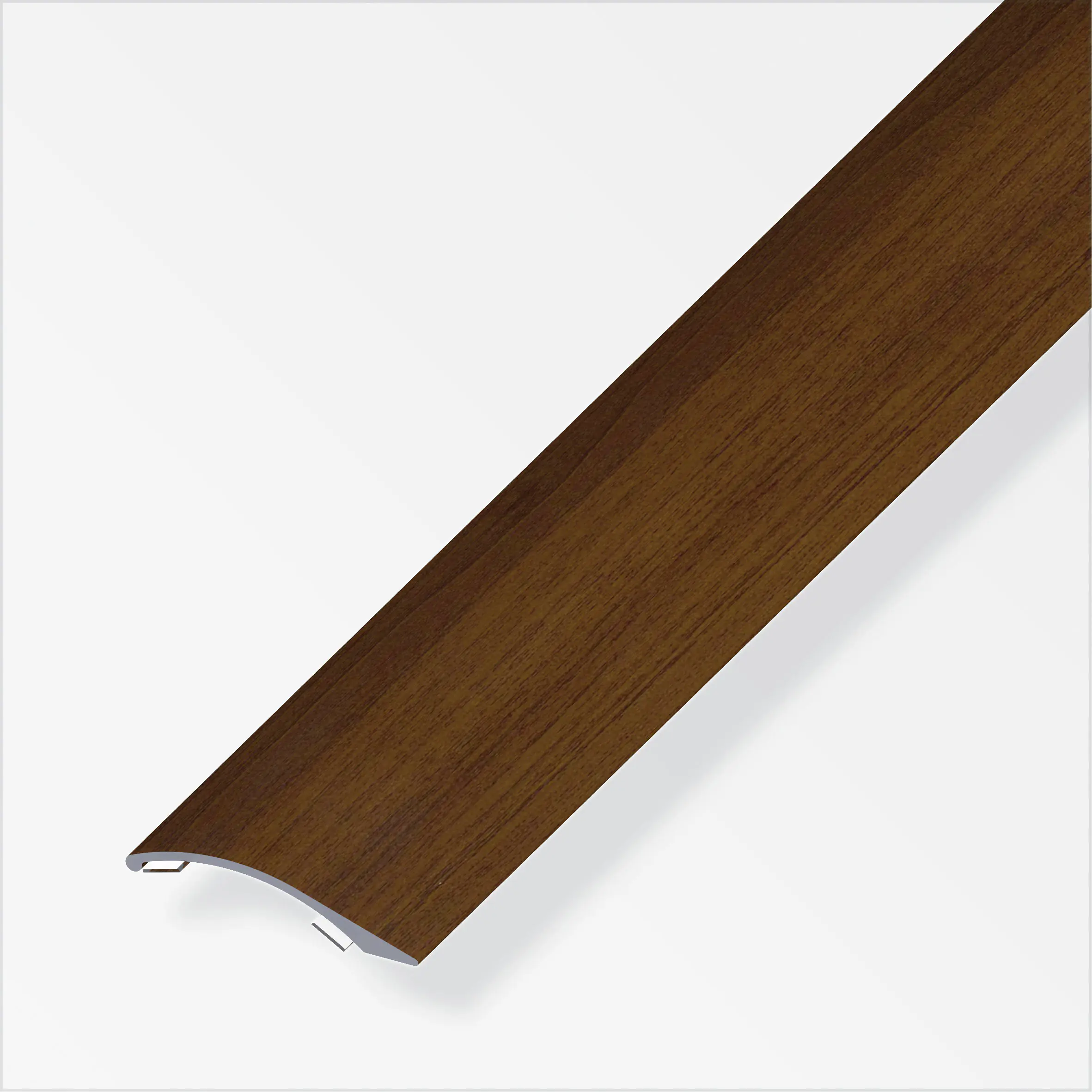 alfer Ausgleichsprofil 1 m, 38.5 x 7.5 mm Alu beschichtet nussbaum