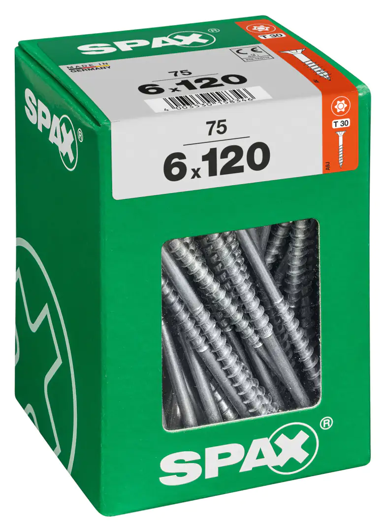 Spax Universalschrauben 6.0 x 120 mm TX 30 - 75 Stk.