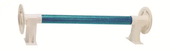 Intex Solarplanenaufroller Kunststoff für Becken bis 5 m Breite weiß