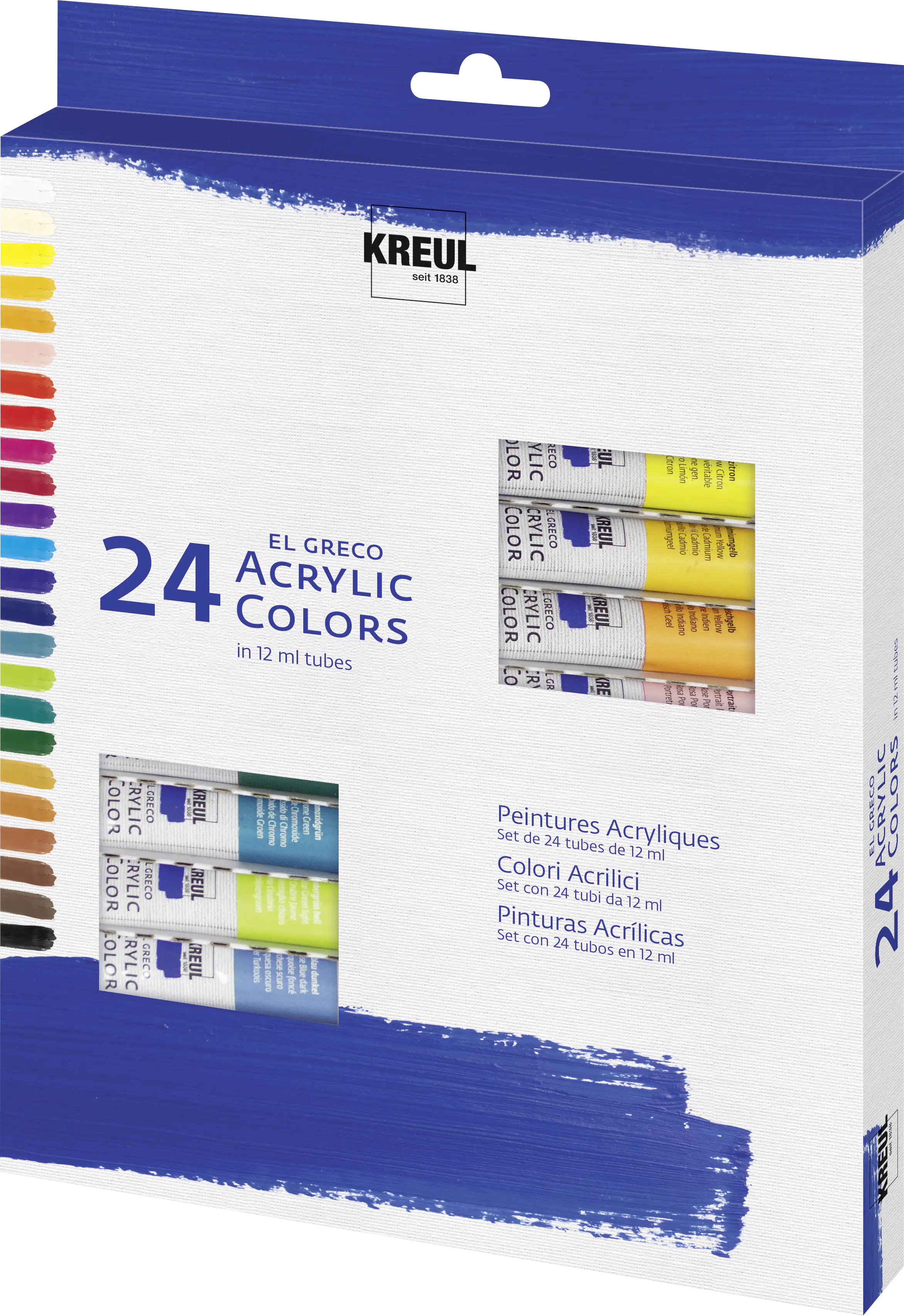 Kreul el Greco Acrylic Tuben Set 24 x 12 ml 