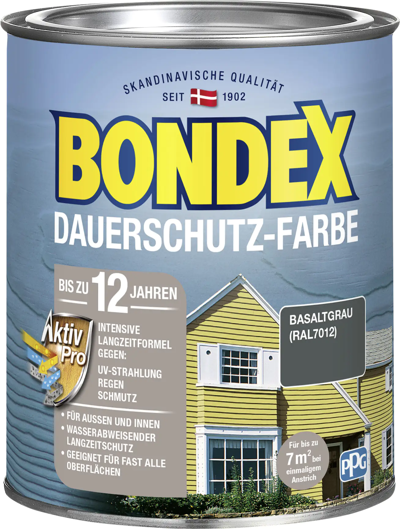 Bondex Dauerschutzfarbe 0,75 L basaltgrau Bondex Dauerschutzfarbe 0,75 L basaltgrau