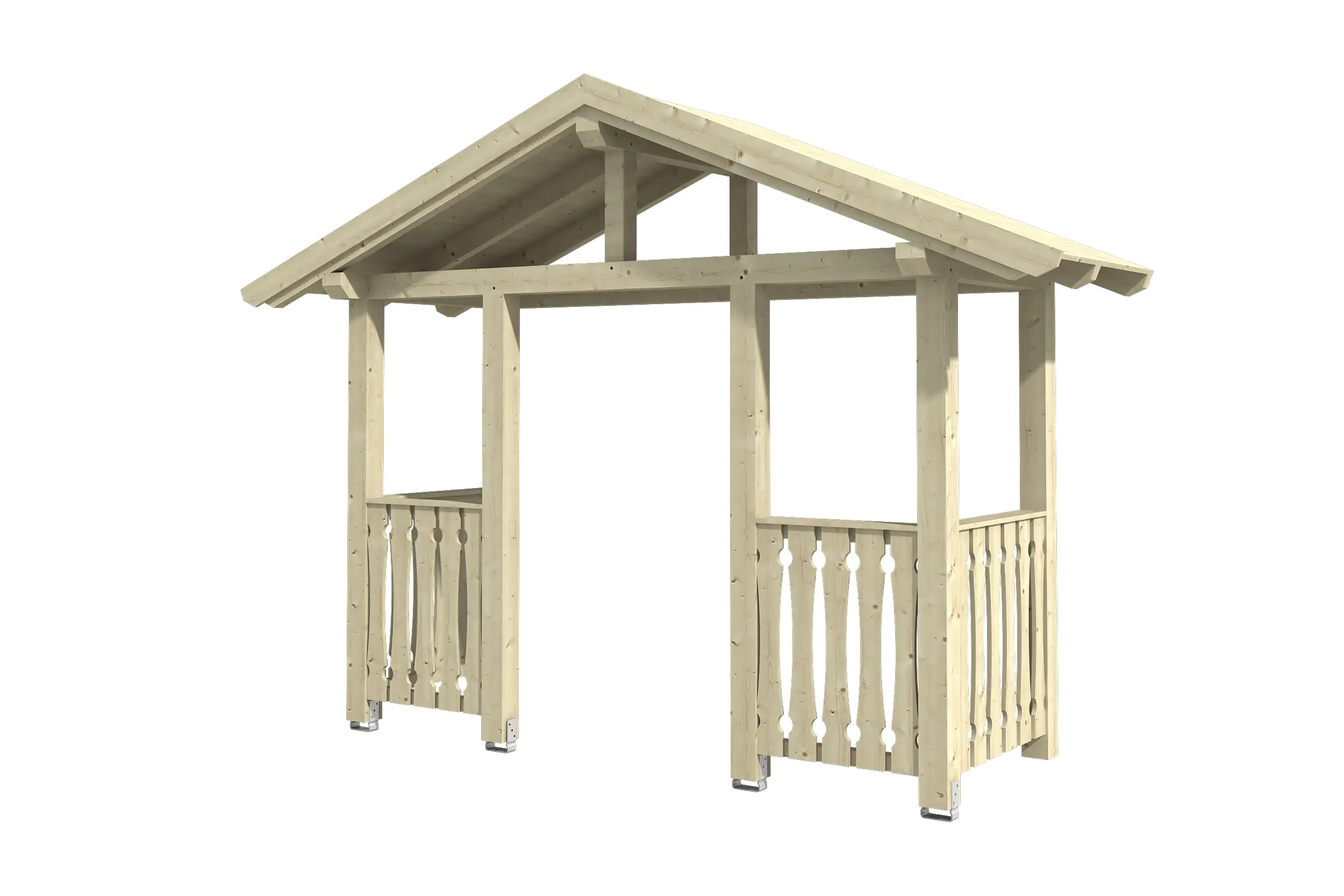 4018211206360 SKAN HOLZ Vordach Stralsund Typ 6 360 x 139 cm, natur