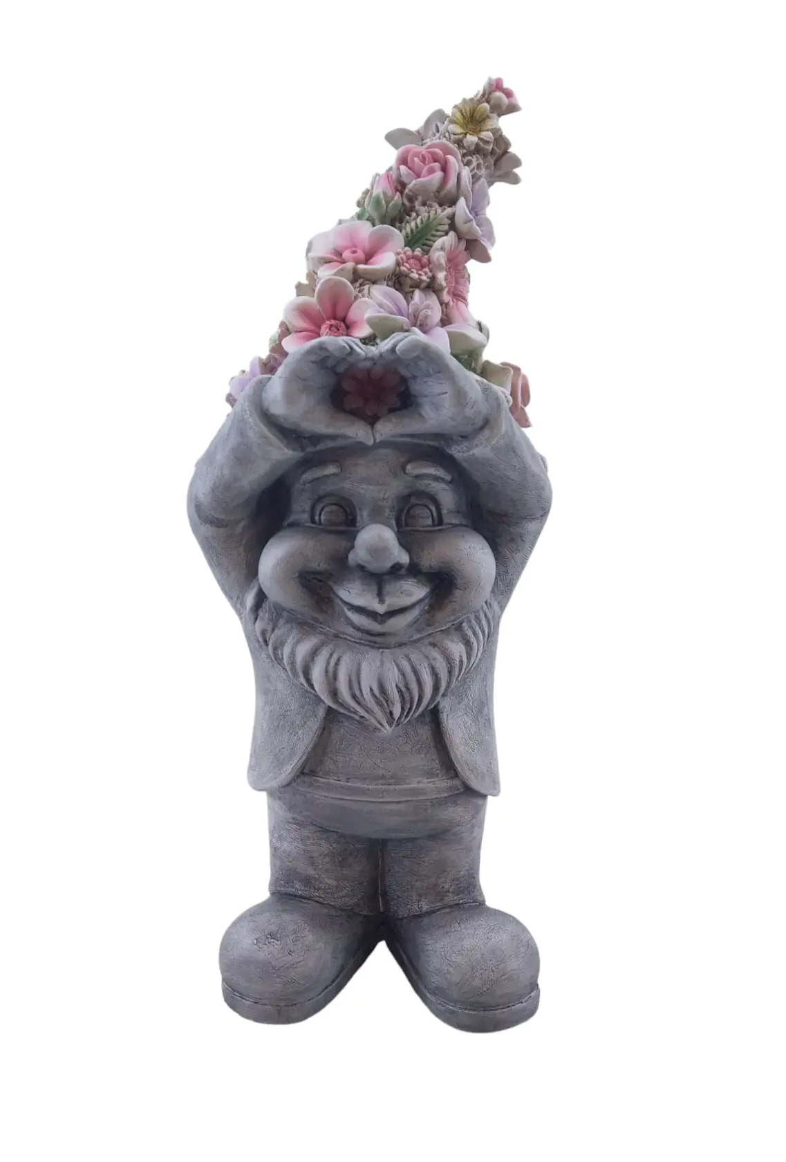 Figur Blumen Zwerg H57cm Polyresin 57 x 21,5 x 20,5 cm bunt